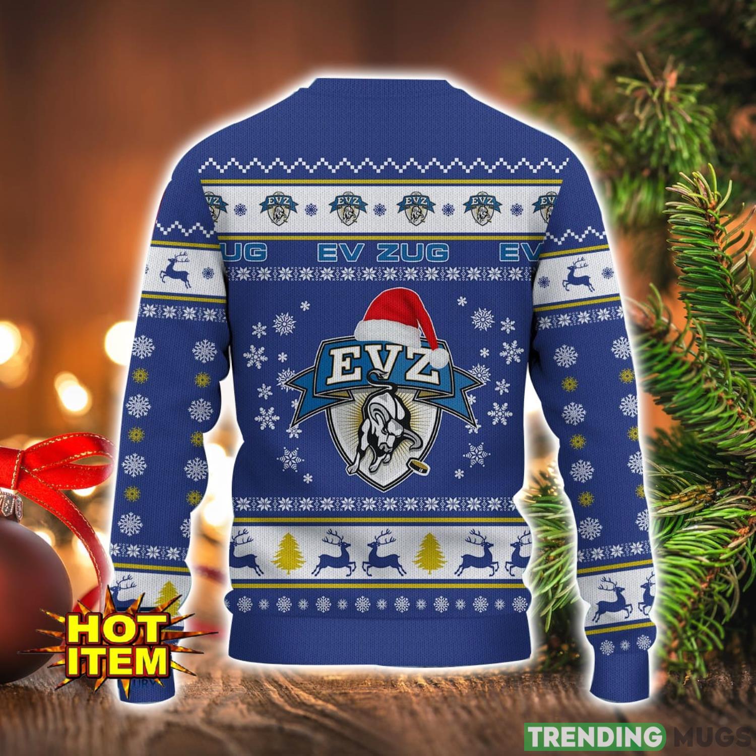 EV Zug 3D Ugly Christmas Sweater For Men And Women Sport Fans 3D Sweater EV Zug 3D Ugly Christmas Sweater For Men And Women Sport Fans 3D Sweater