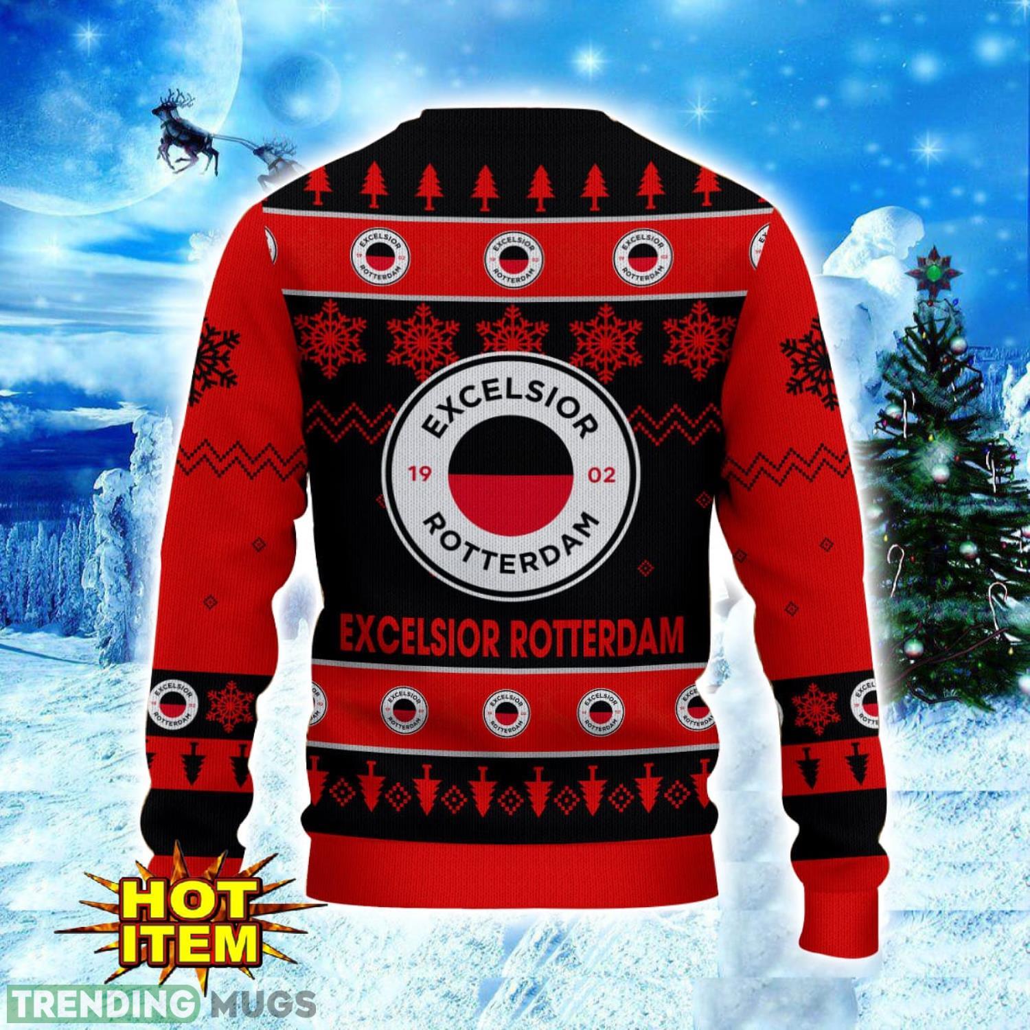 Excelsior Rotterdam 3D Sweater Gift For Men And Women Snowflake Pattern Ugly Christmas Sweater 3D Sweater Excelsior Rotterdam 3D Sweater Gift For Men And Women Snowflake Pattern Ugly Christmas Sweater 3D Sweater