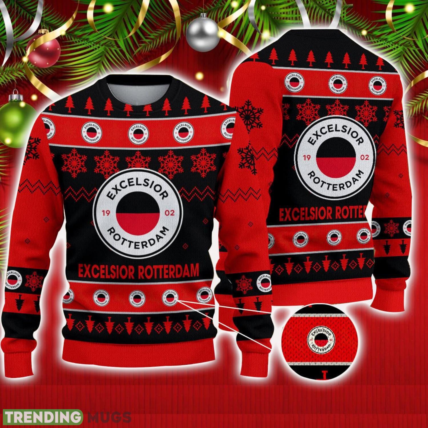 Excelsior Rotterdam 3D Sweater Gift For Men And Women Snowflake Pattern Ugly Christmas Sweater Product Photo 1 Excelsior Rotterdam 3D Sweater Gift For Men And Women Snowflake Pattern Ugly Christmas Sweater Product Photo 1