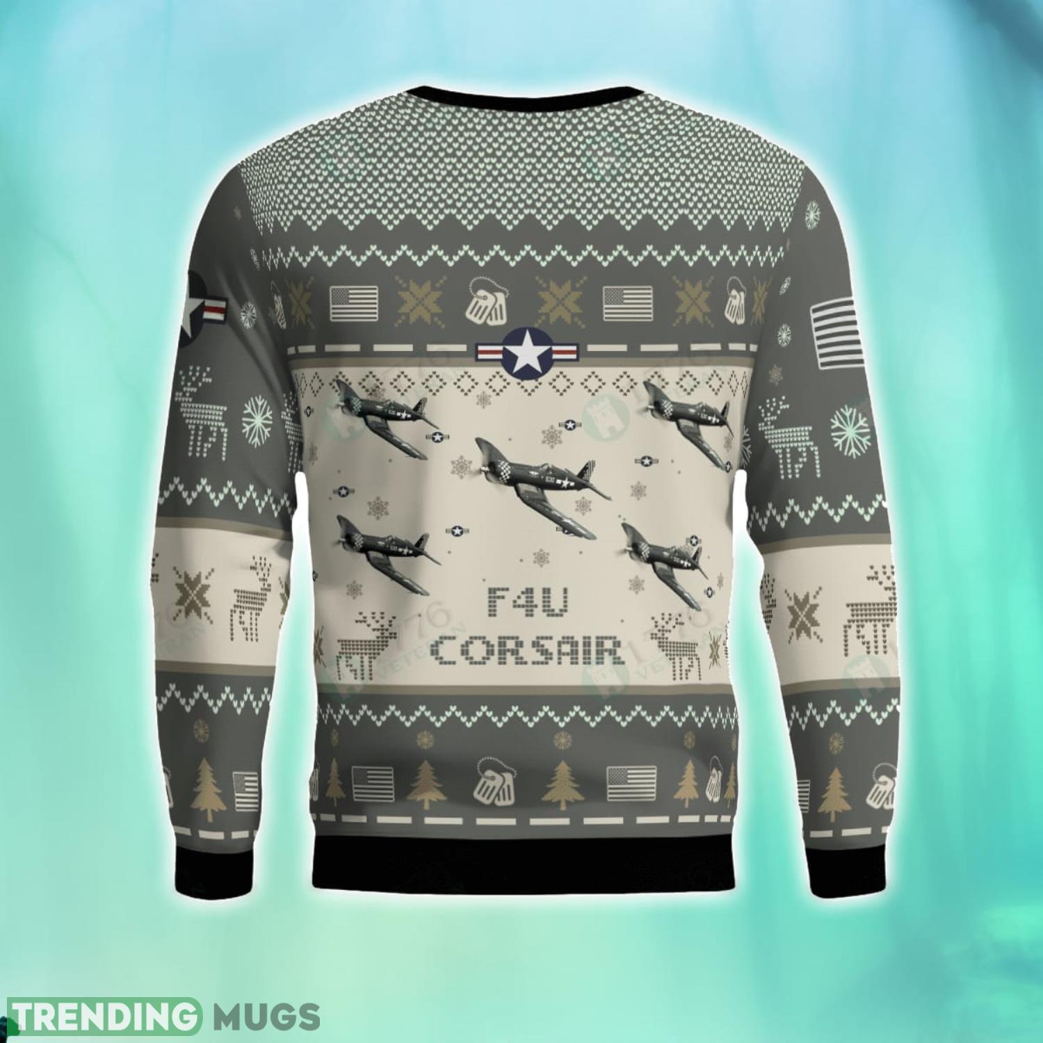 F4U Corsair 3D Aircraft Ugly Sweater Christmas Gift For Men And Women 3D Sweater F4U Corsair 3D Aircraft Ugly Sweater Christmas Gift For Men And Women 3D Sweater