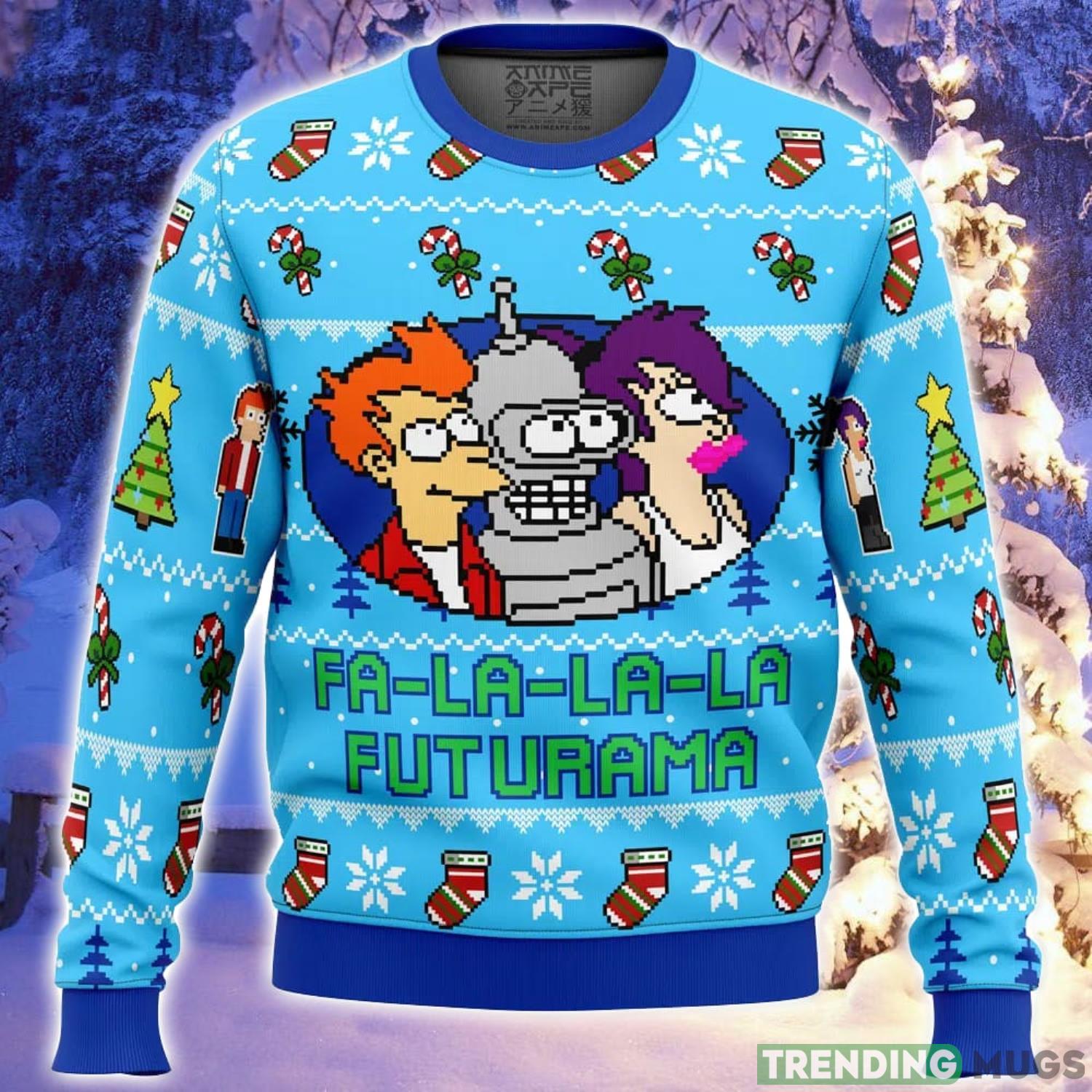 Fa La La La Futurama Ugly Christmas Sweater Holiday Gift Christmas Sweater 3D Sweater Fa La La La Futurama Ugly Christmas Sweater Holiday Gift Christmas Sweater 3D Sweater