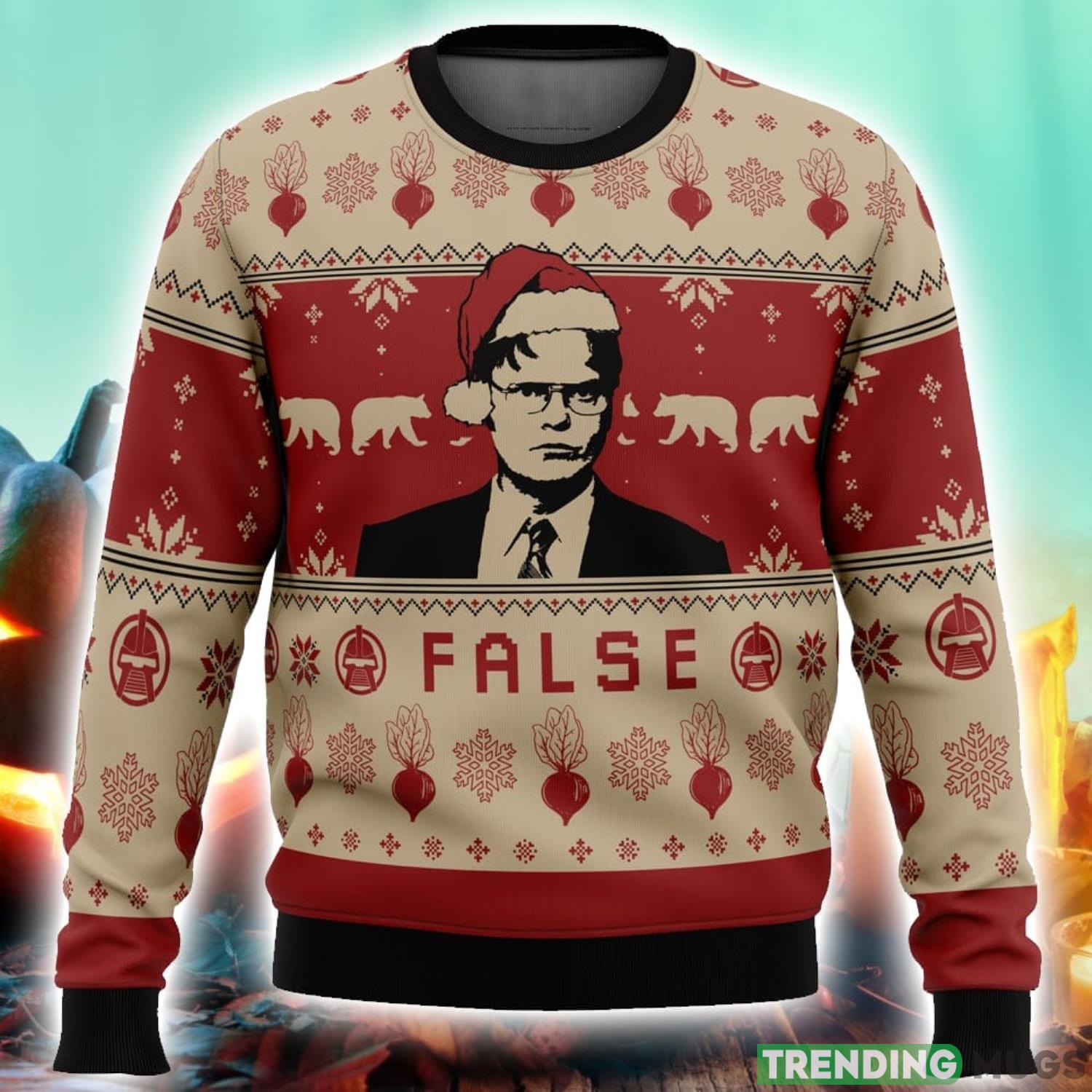 False The Office Ugly Christmas Sweater 3D Printed Men And Women Christmas Hoiliday Gift Product Photo 1 False The Office Ugly Christmas Sweater 3D Printed Men And Women Christmas Hoiliday Gift Product Photo 1