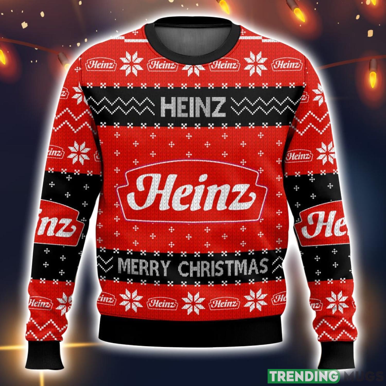 Favorite Food Brands Heinz 3D Ugly Christmas Sweater Men And Women Christmas Gift Product Photo 1 Favorite Food Brands Heinz 3D Ugly Christmas Sweater Men And Women Christmas Gift Product Photo 1
