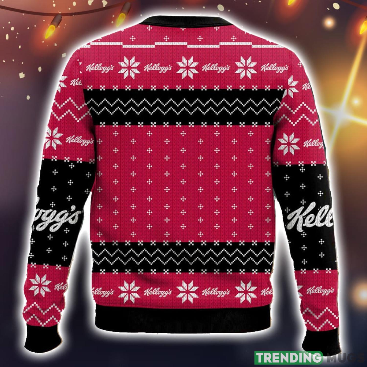 Favorite Food Brands Kellogg’s 3D Ugly Christmas Sweater Men And Women Christmas Gift 3D Sweater Favorite Food Brands Kellogg’s 3D Ugly Christmas Sweater Men And Women Christmas Gift 3D Sweater