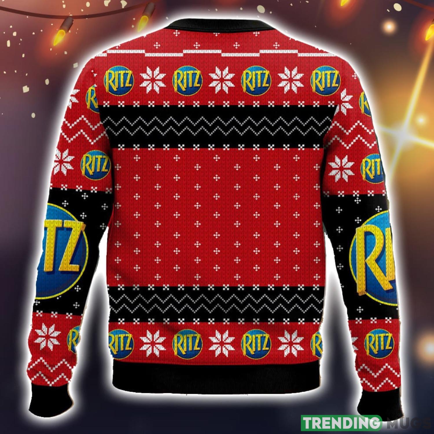 Favorite Food Brands RITZ 3D Ugly Christmas Sweater Men And Women Christmas Gift 3D Sweater Favorite Food Brands RITZ 3D Ugly Christmas Sweater Men And Women Christmas Gift 3D Sweater