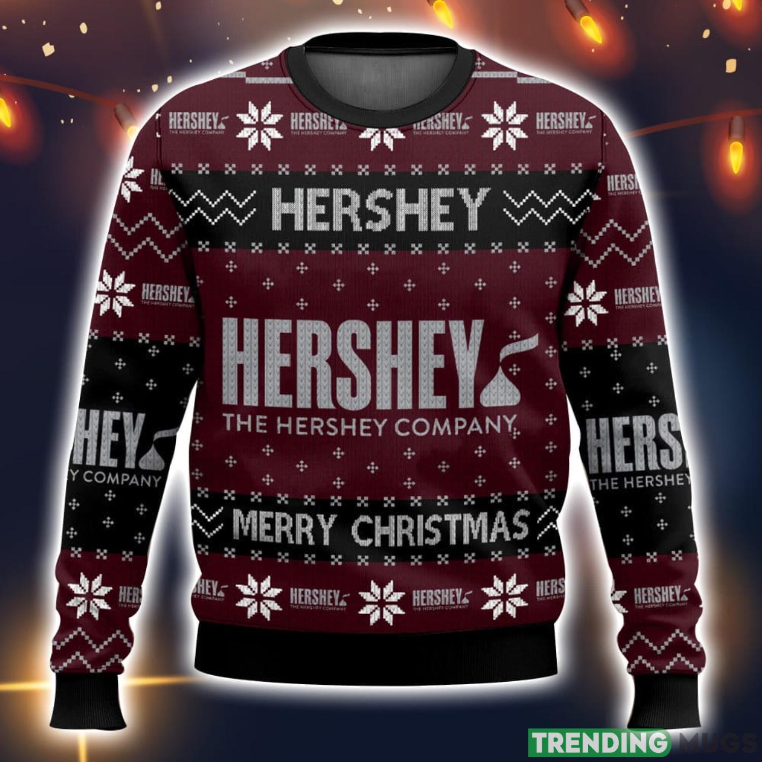 Favorite Food Brands The Hershey Company 3D Ugly Christmas Sweater Men And Women Christmas Gift Product Photo 1 Favorite Food Brands The Hershey Company 3D Ugly Christmas Sweater Men And Women Christmas Gift Product Photo 1