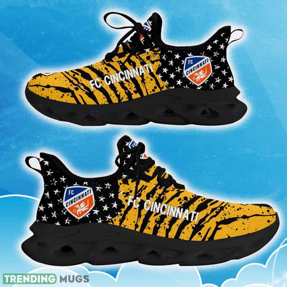 Fc Cincinnati Yellow New Chunky Shoes Camo Logo Printed For Men And Women Gift Fans Max Soul Sneakers Max Soul Fc Cincinnati Yellow New Chunky Shoes Camo Logo Printed For Men And Women Gift Fans Max Soul Sneakers Max Soul