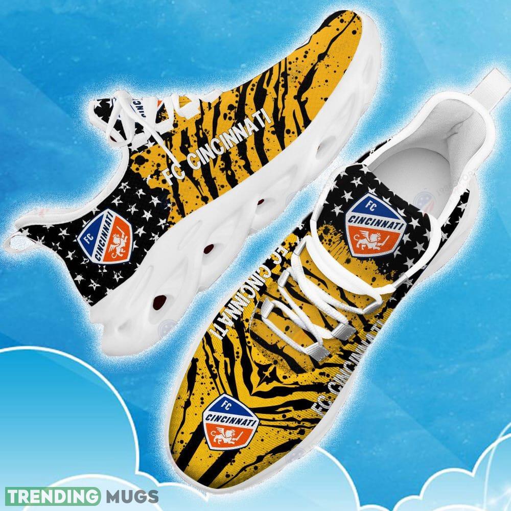 Fc Cincinnati Yellow New Chunky Shoes Camo Logo Printed For Men And Women Gift Fans Max Soul Sneakers - Fc Cincinnati Clunky Sneakers Photo 14 Fc Cincinnati Yellow New Chunky Shoes Camo Logo Printed For Men And Women Gift Fans Max Soul Sneakers - Fc Cincinnati Clunky Sneakers Photo 14