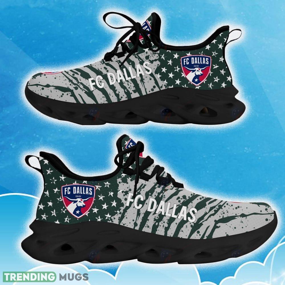 Fc Dallas Green New Chunky Shoes Camo Logo Printed For Men And Women Gift Fans Max Soul Sneakers Max Soul Fc Dallas Green New Chunky Shoes Camo Logo Printed For Men And Women Gift Fans Max Soul Sneakers Max Soul