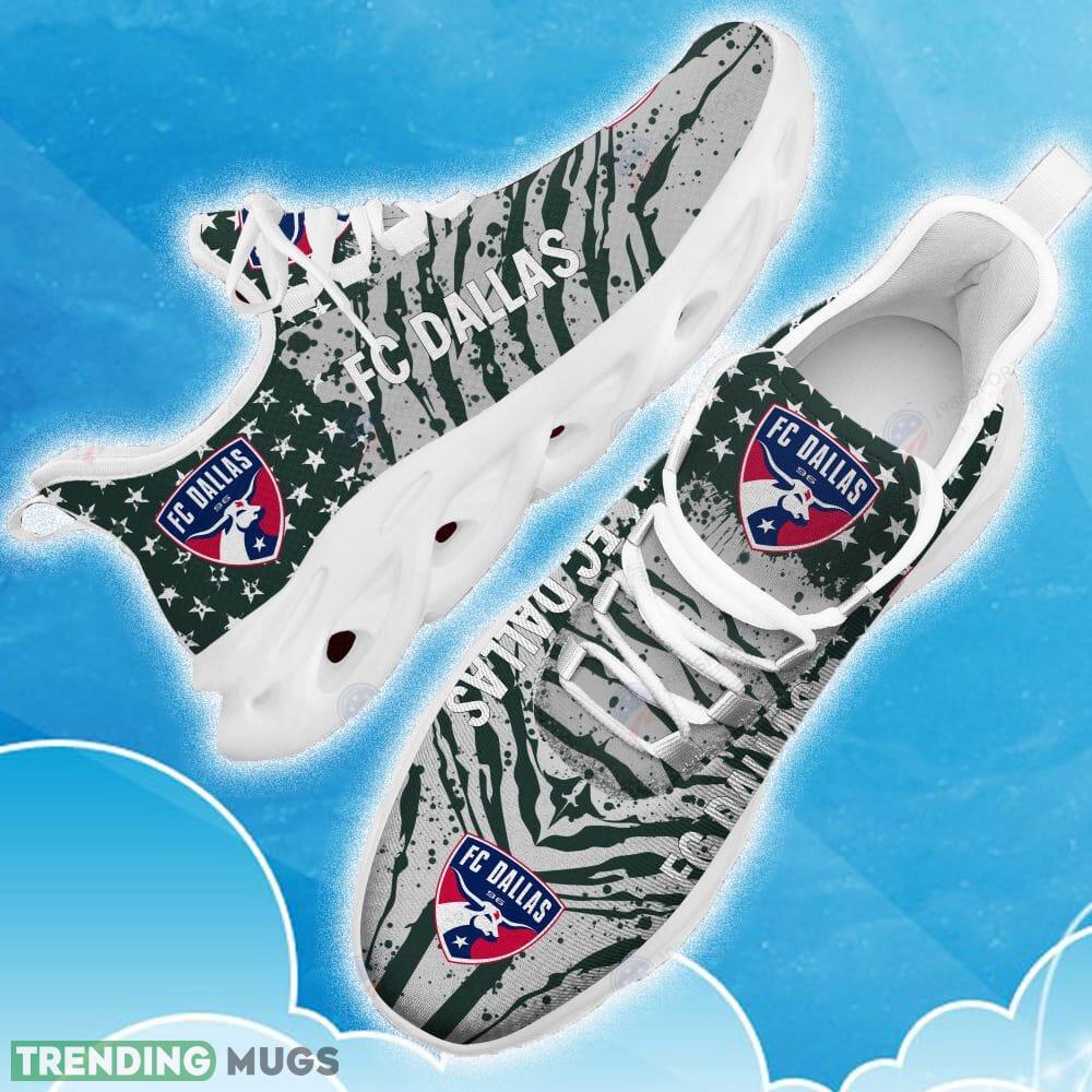 Fc Dallas Green New Chunky Shoes Camo Logo Printed For Men And Women Gift Fans Max Soul Sneakers - Fc Dallas Clunky Sneakers Photo 16 Fc Dallas Green New Chunky Shoes Camo Logo Printed For Men And Women Gift Fans Max Soul Sneakers - Fc Dallas Clunky Sneakers Photo 16