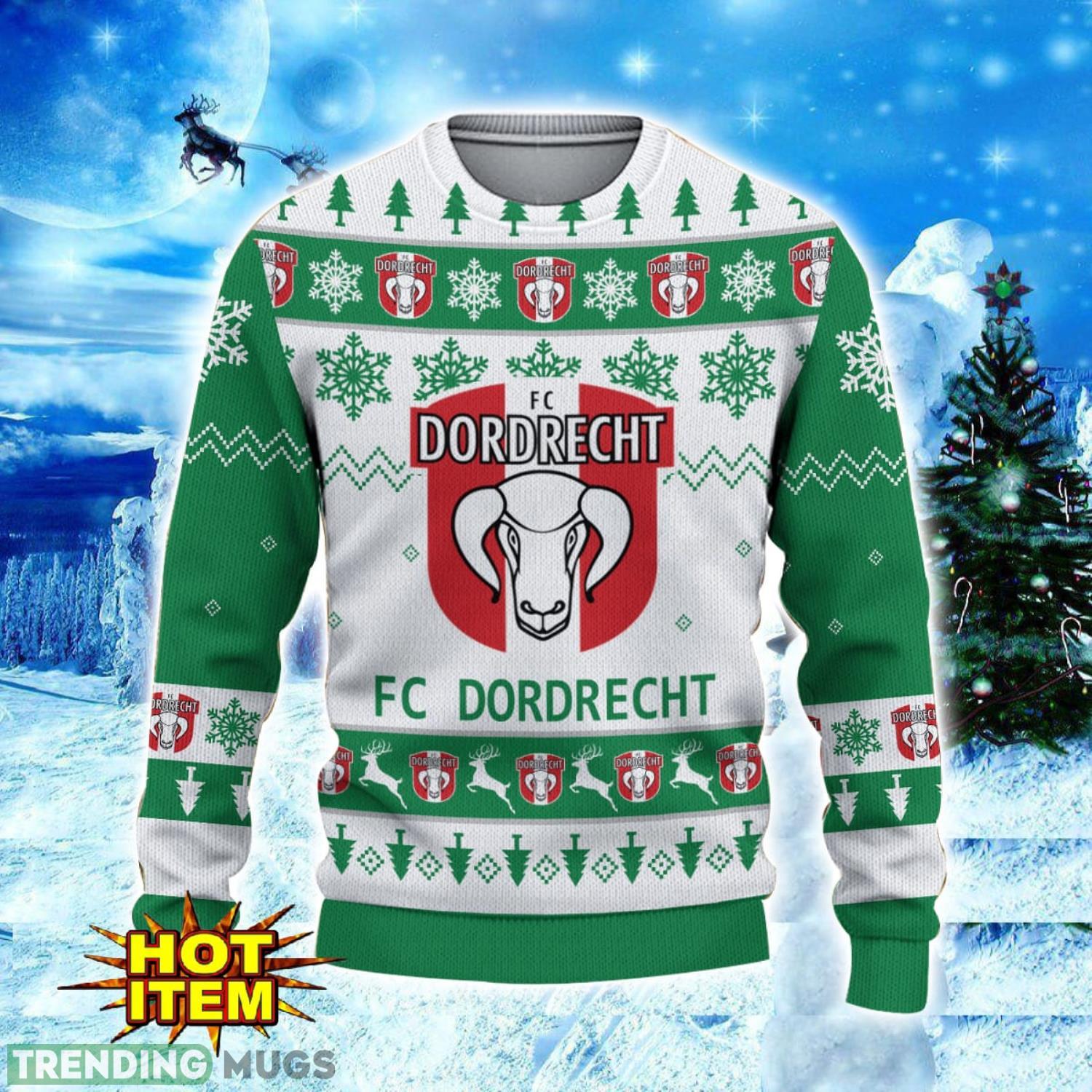 FC Dordrecht 3D Sweater Gift For Men And Women Snowflake Pattern Ugly Christmas Sweater 3D Sweater FC Dordrecht 3D Sweater Gift For Men And Women Snowflake Pattern Ugly Christmas Sweater 3D Sweater