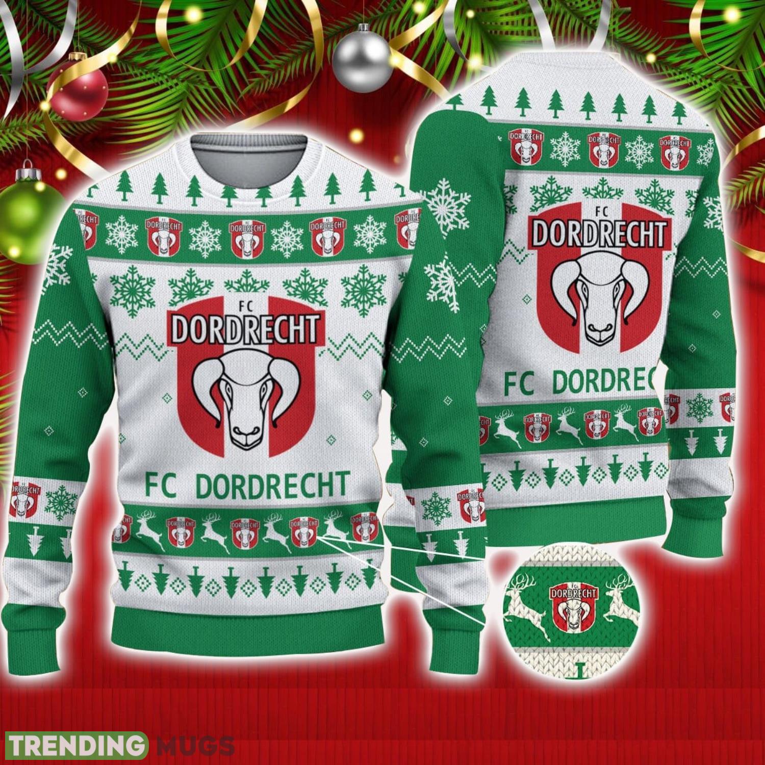 FC Dordrecht 3D Sweater Gift For Men And Women Snowflake Pattern Ugly Christmas Sweater Product Photo 1 FC Dordrecht 3D Sweater Gift For Men And Women Snowflake Pattern Ugly Christmas Sweater Product Photo 1