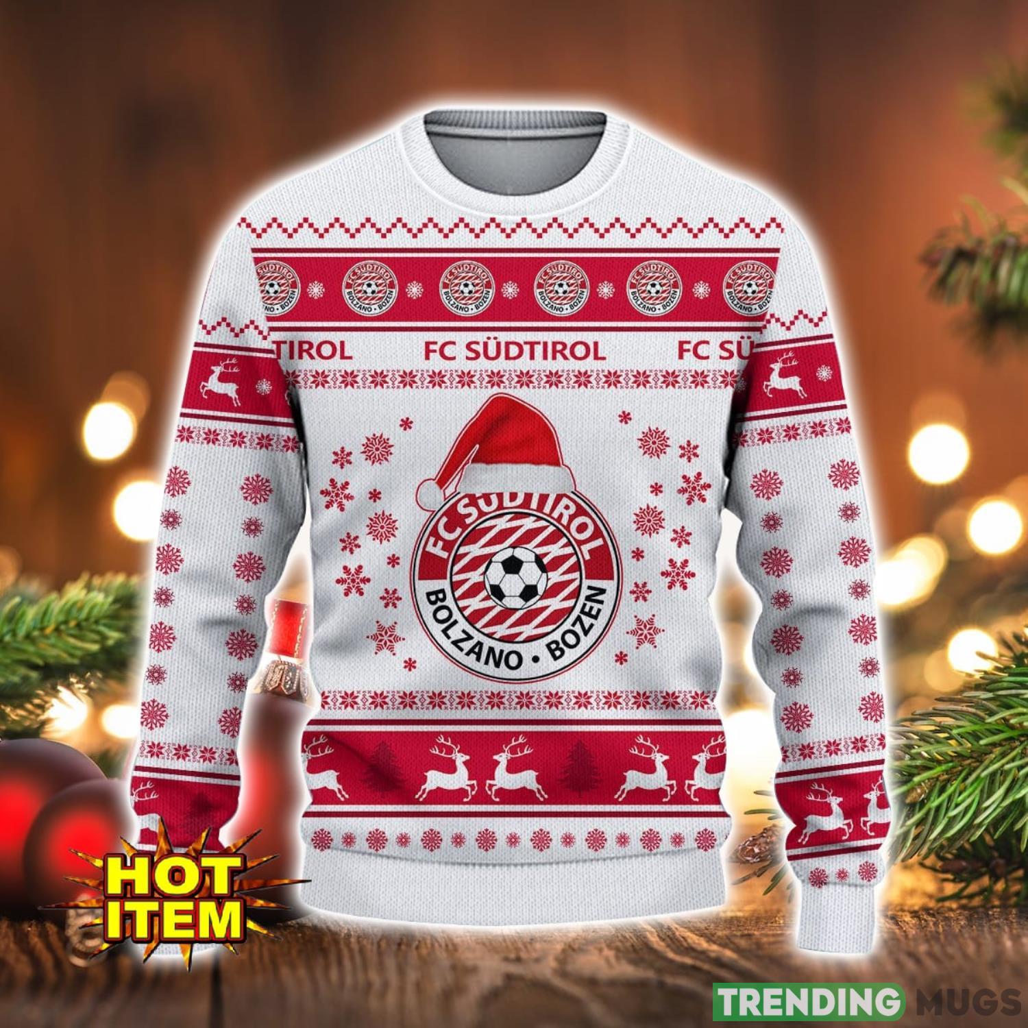 FC Südtirol 3D Ugly Christmas Sweater For Men And Women Sport Fans 3D Sweater FC Südtirol 3D Ugly Christmas Sweater For Men And Women Sport Fans 3D Sweater