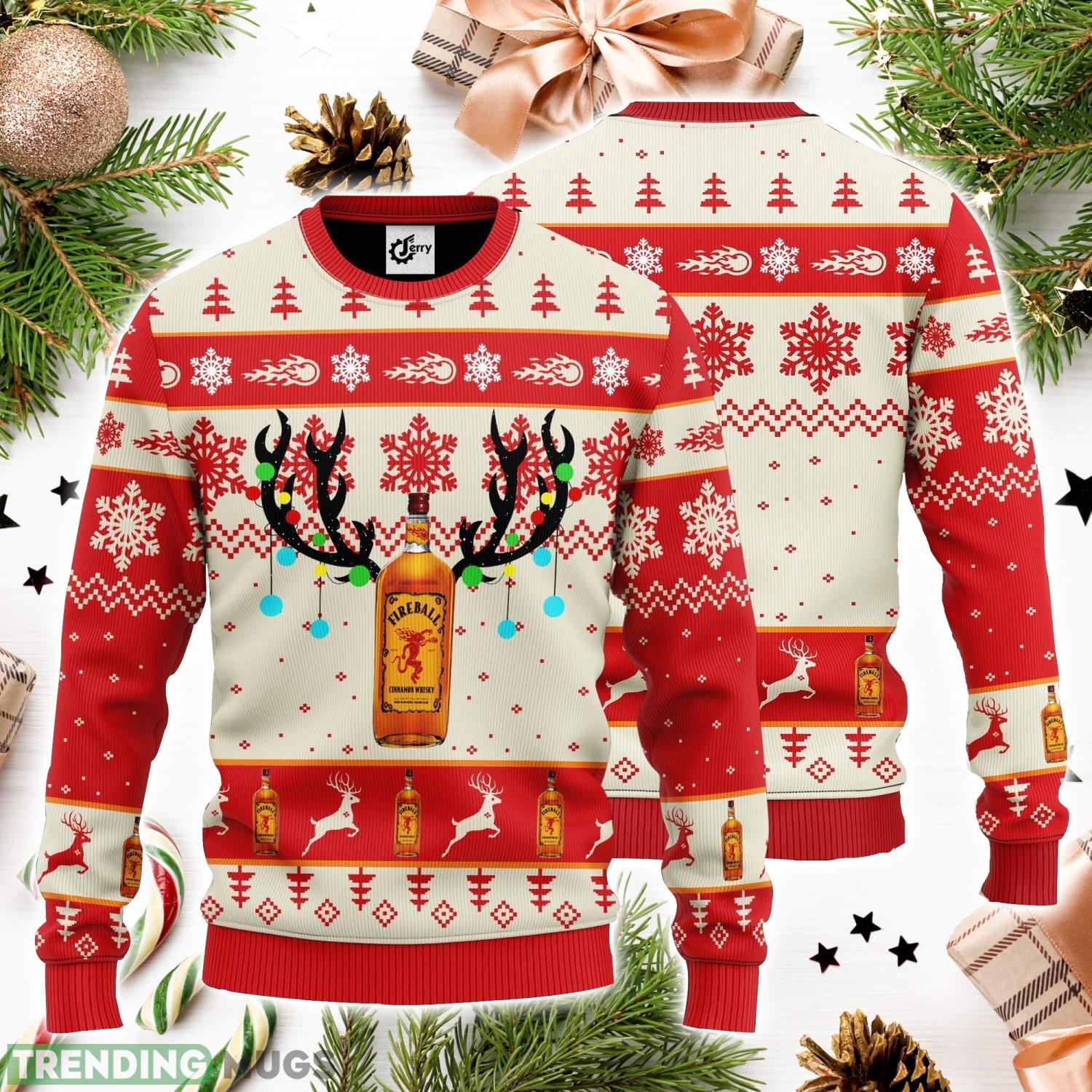 Fireball Reindeer 3D Ugly Christmas Sweater Unisex Sweater Christmas Gift Product Photo 1 Fireball Reindeer 3D Ugly Christmas Sweater Unisex Sweater Christmas Gift Product Photo 1
