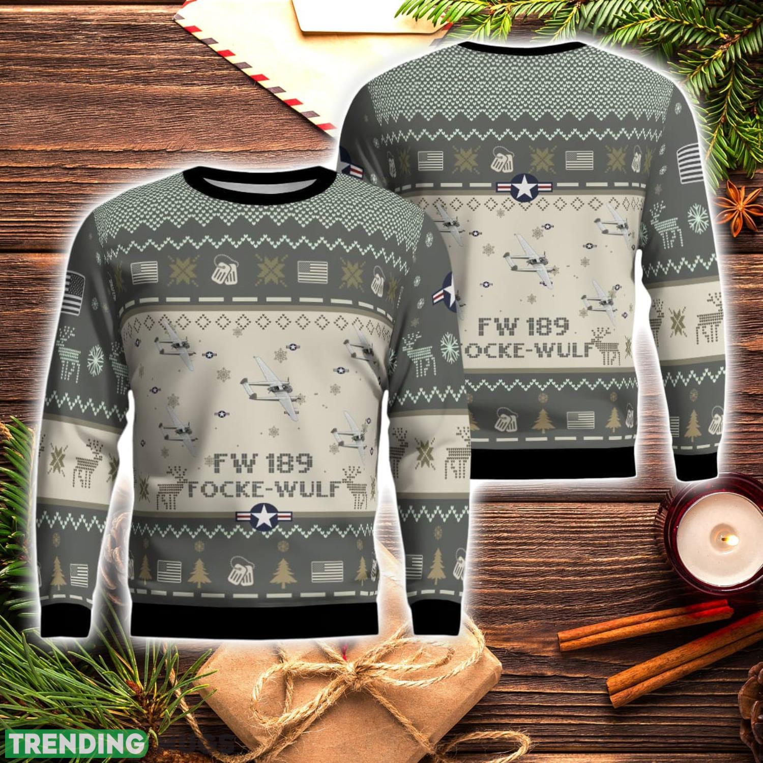 Focke-Wulf Fw 189 Uhu Aircraft New Trend Veteran Sweater Ugly Christmas Sweater Military Christmas Sweater Product Photo 1 Focke-Wulf Fw 189 Uhu Aircraft New Trend Veteran Sweater Ugly Christmas Sweater Military Christmas Sweater Product Photo 1