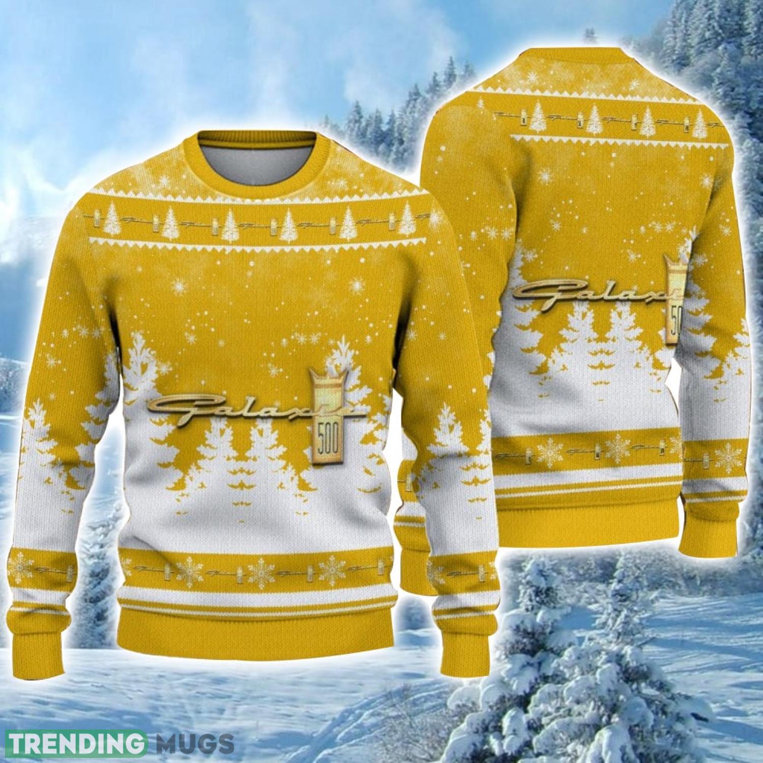 Ford Galaxie Logo Wearing Santa Hat Christmas Gift Ugly Christmas Sweater For Car Lover 3D Sweater Product Photo 1 Ford Galaxie Logo Wearing Santa Hat Christmas Gift Ugly Christmas Sweater For Car Lover 3D Sweater Product Photo 1