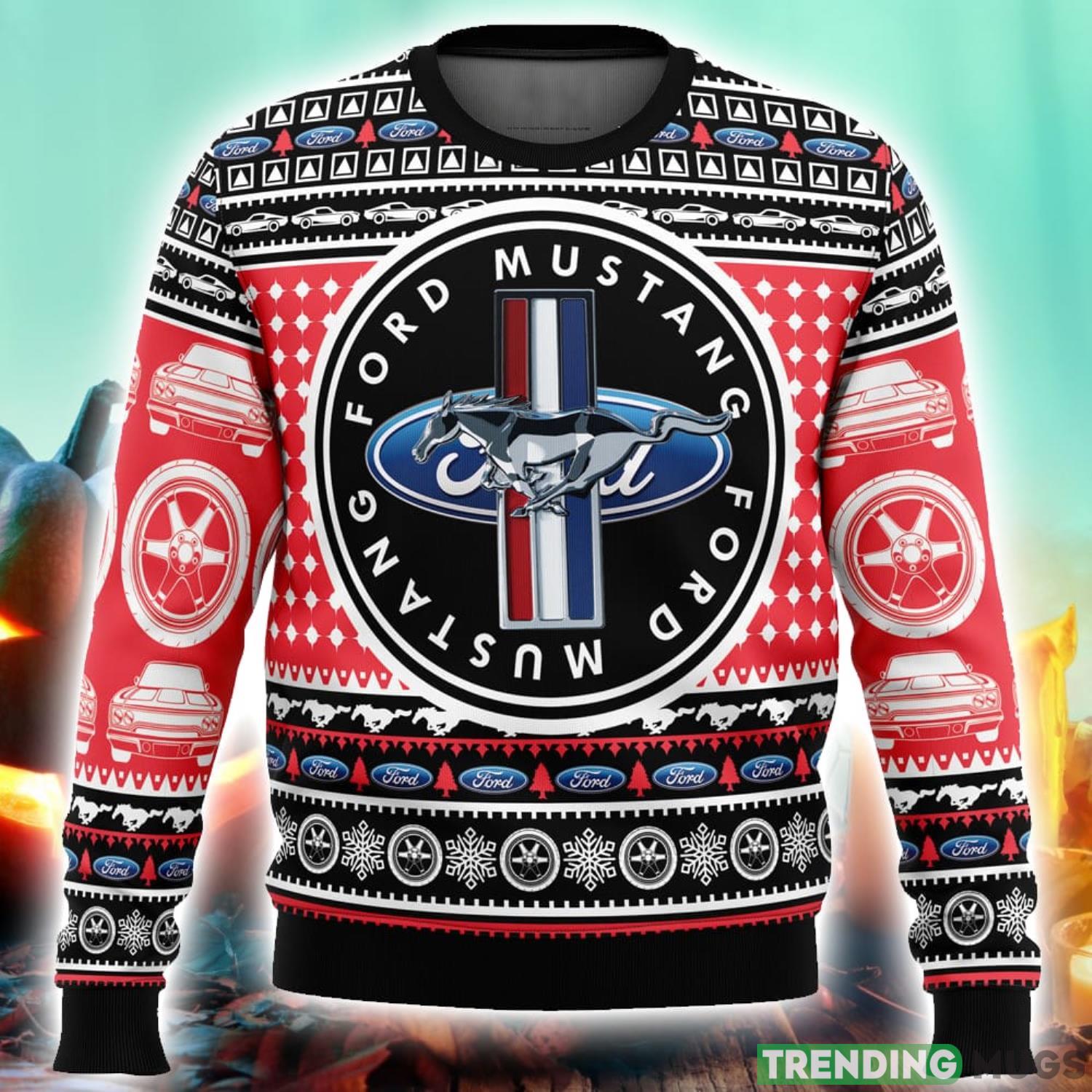 Ford Mustang Ugly Christmas Sweater 3D Printed Men And Women Christmas Hoiliday Gift 3D Sweater Ford Mustang Ugly Christmas Sweater 3D Printed Men And Women Christmas Hoiliday Gift 3D Sweater