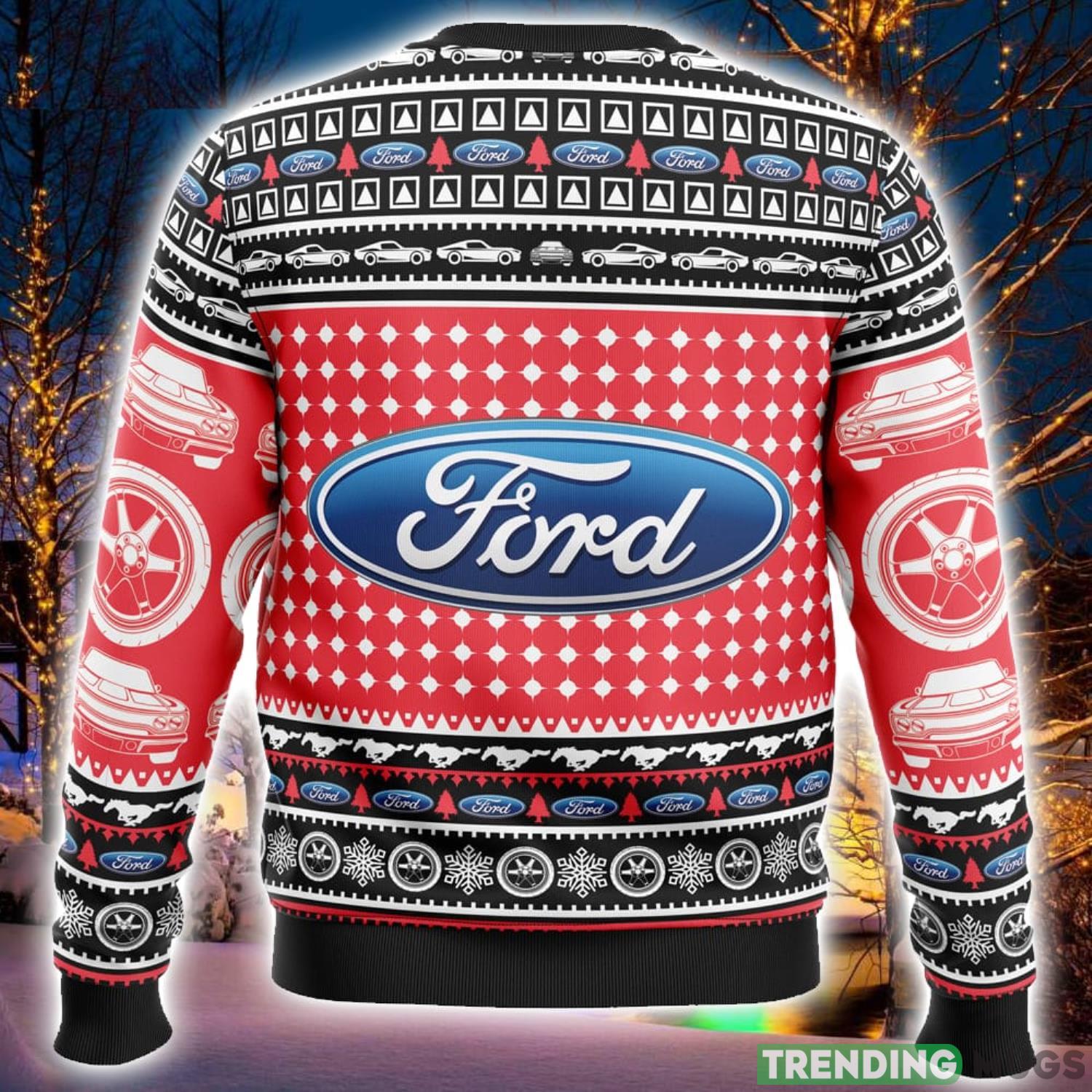 Ford Mustang Ugly Christmas Sweater 3D Printed Men And Women Christmas Hoiliday Gift 3D Sweater Ford Mustang Ugly Christmas Sweater 3D Printed Men And Women Christmas Hoiliday Gift 3D Sweater