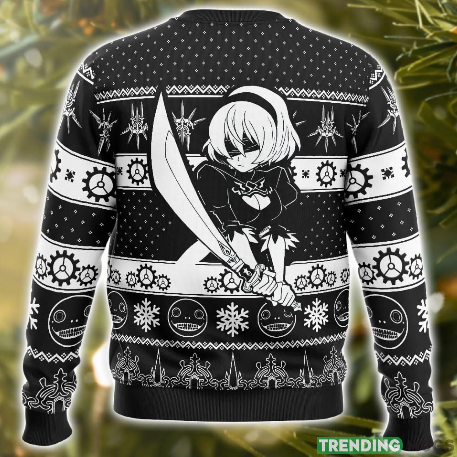 Game of Yorha Nier Automata Ugly Christmas Sweater Holiday Gift Christmas Sweater 3D Sweater Game of Yorha Nier Automata Ugly Christmas Sweater Holiday Gift Christmas Sweater 3D Sweater