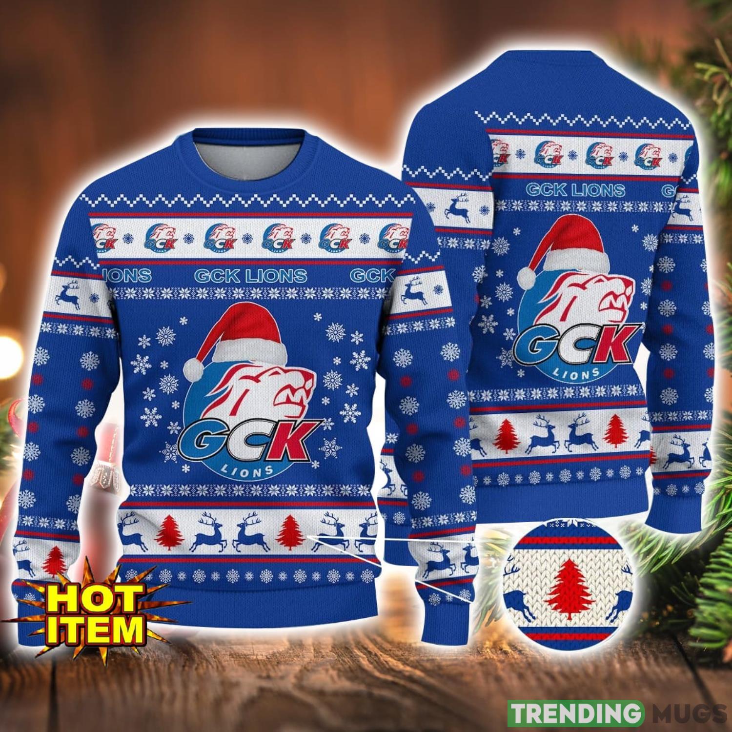 GCK Lions 3D Ugly Christmas Sweater For Men And Women Sport Fans Product Photo 1 GCK Lions 3D Ugly Christmas Sweater For Men And Women Sport Fans Product Photo 1