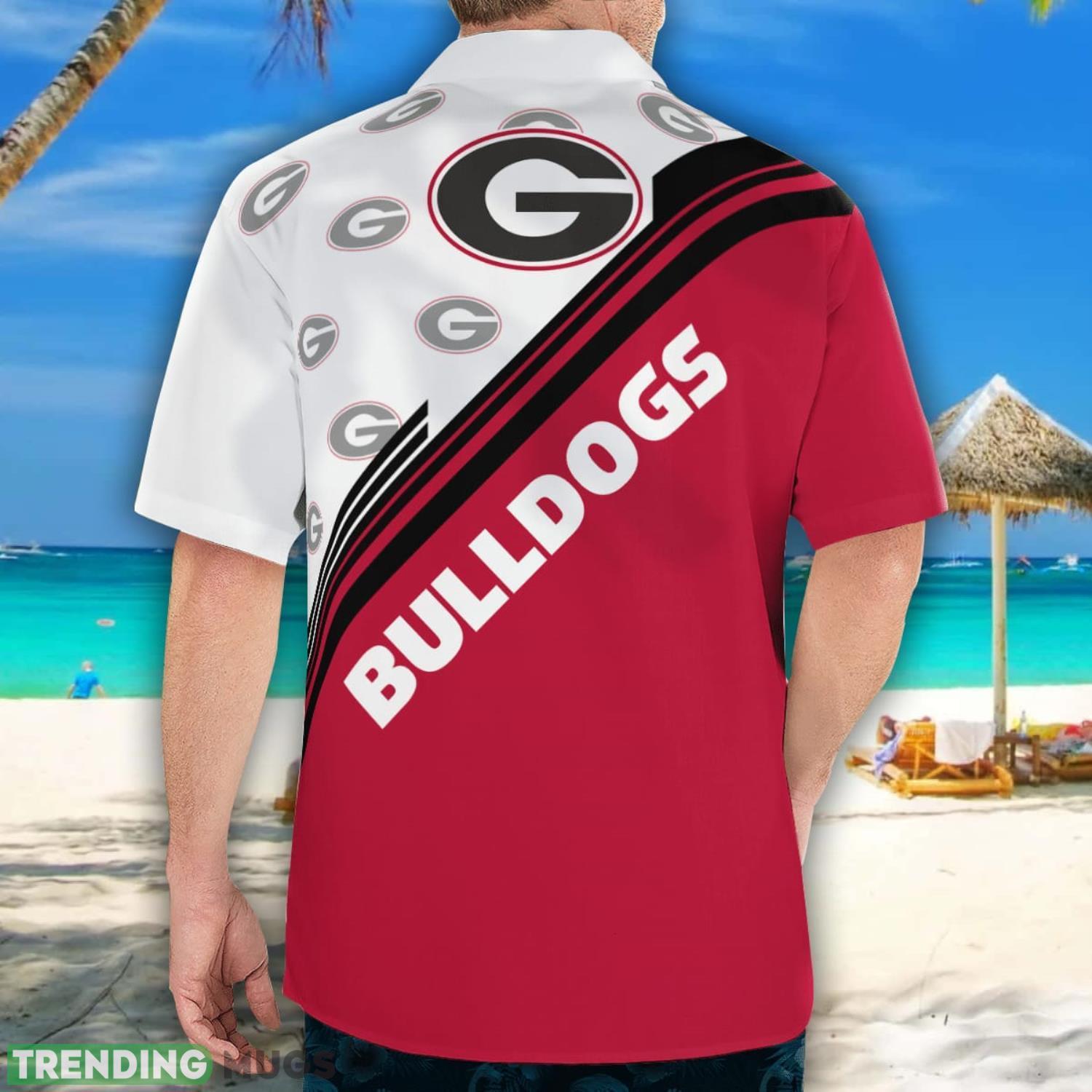 Georgia Bulldogs Logo Printed Aloha Hawaiian Shirt Special Gift For Fans Hawaiian Shirt Georgia Bulldogs Logo Printed Aloha Hawaiian Shirt Special Gift For Fans Hawaiian Shirt