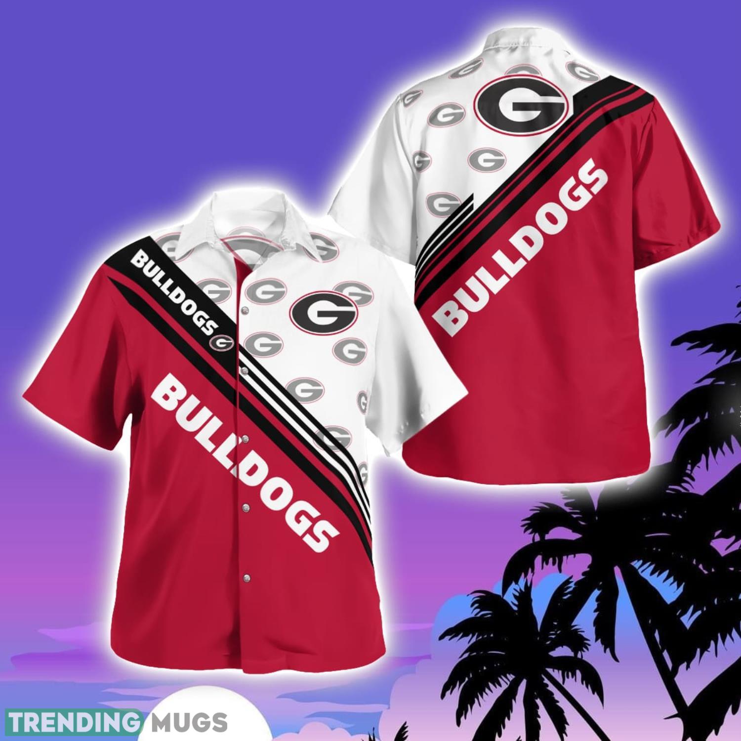 Georgia Bulldogs Logo Printed Aloha Hawaiian Shirt Special Gift For Fans Product Photo 1 Georgia Bulldogs Logo Printed Aloha Hawaiian Shirt Special Gift For Fans Product Photo 1