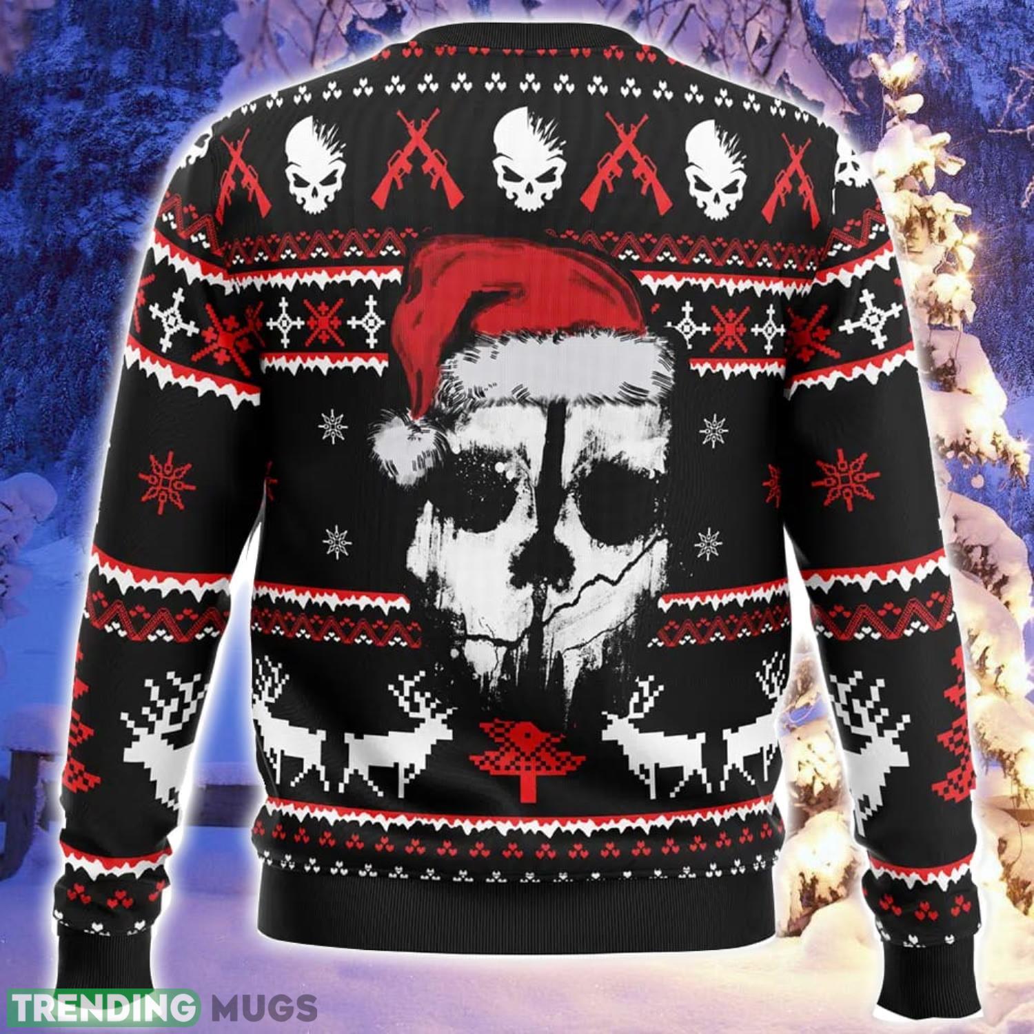 Ghost Call of Duty Ugly Christmas Sweater Family Christmas Gift Ideas 3D Sweater Ghost Call of Duty Ugly Christmas Sweater Family Christmas Gift Ideas 3D Sweater