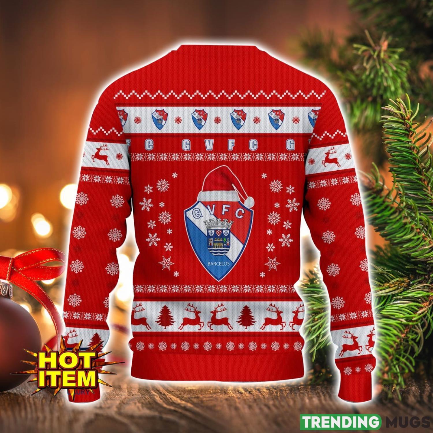 Gil Vicente Futebol Clube 3D Ugly Christmas Sweater For Men And Women Sport Fans 3D Sweater Gil Vicente Futebol Clube 3D Ugly Christmas Sweater For Men And Women Sport Fans 3D Sweater