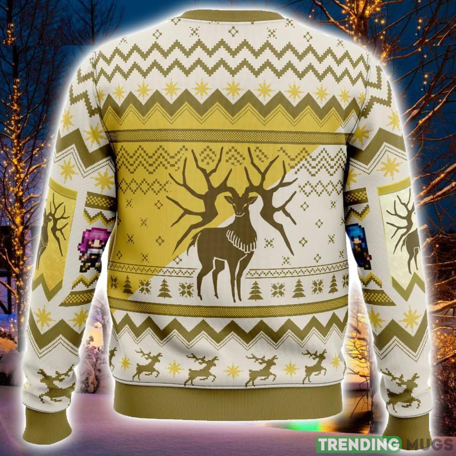 Golden Deer Fire Emblem Ugly Christmas Sweater 3D Printed Men And Women Christmas Hoiliday Gift 3D Sweater Golden Deer Fire Emblem Ugly Christmas Sweater 3D Printed Men And Women Christmas Hoiliday Gift 3D Sweater