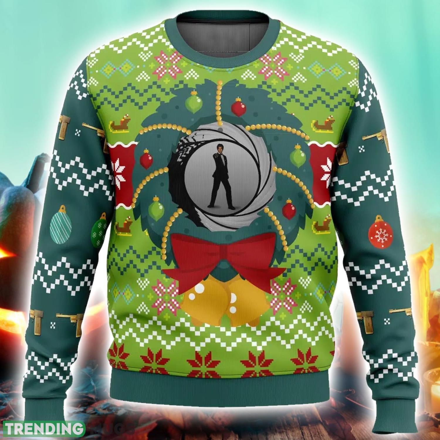 Golden Eye v2 Xmas Ugly Christmas Sweater Christmas Season Gift 3D Sweater Golden Eye v2 Xmas Ugly Christmas Sweater Christmas Season Gift 3D Sweater