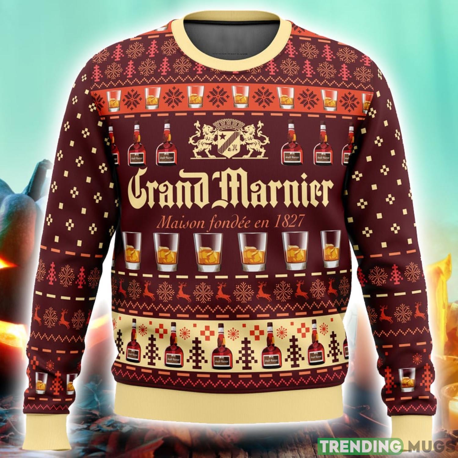 Grand Marnier Ugly Christmas Sweater 3D Printed Men And Women Christmas Hoiliday Gift Product Photo 1 Grand Marnier Ugly Christmas Sweater 3D Printed Men And Women Christmas Hoiliday Gift Product Photo 1
