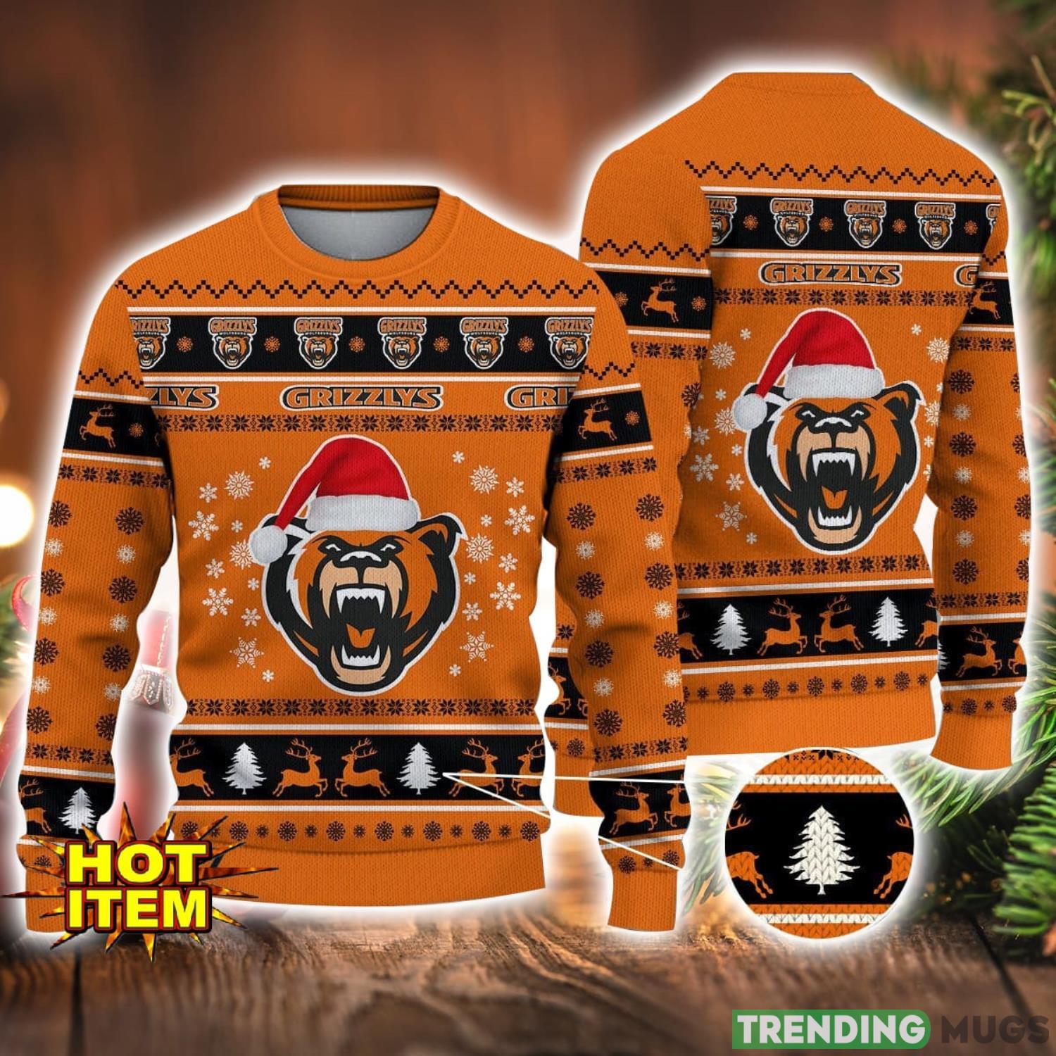 Grizzlys Wolfsburg 3D Ugly Christmas Sweater For Men And Women Sport Fans Product Photo 1 Grizzlys Wolfsburg 3D Ugly Christmas Sweater For Men And Women Sport Fans Product Photo 1