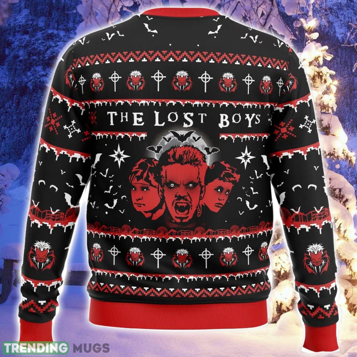 Half Vampire The Lost Boys Ugly Christmas Sweater Family Christmas Gift Ideas 3D Sweater Half Vampire The Lost Boys Ugly Christmas Sweater Family Christmas Gift Ideas 3D Sweater