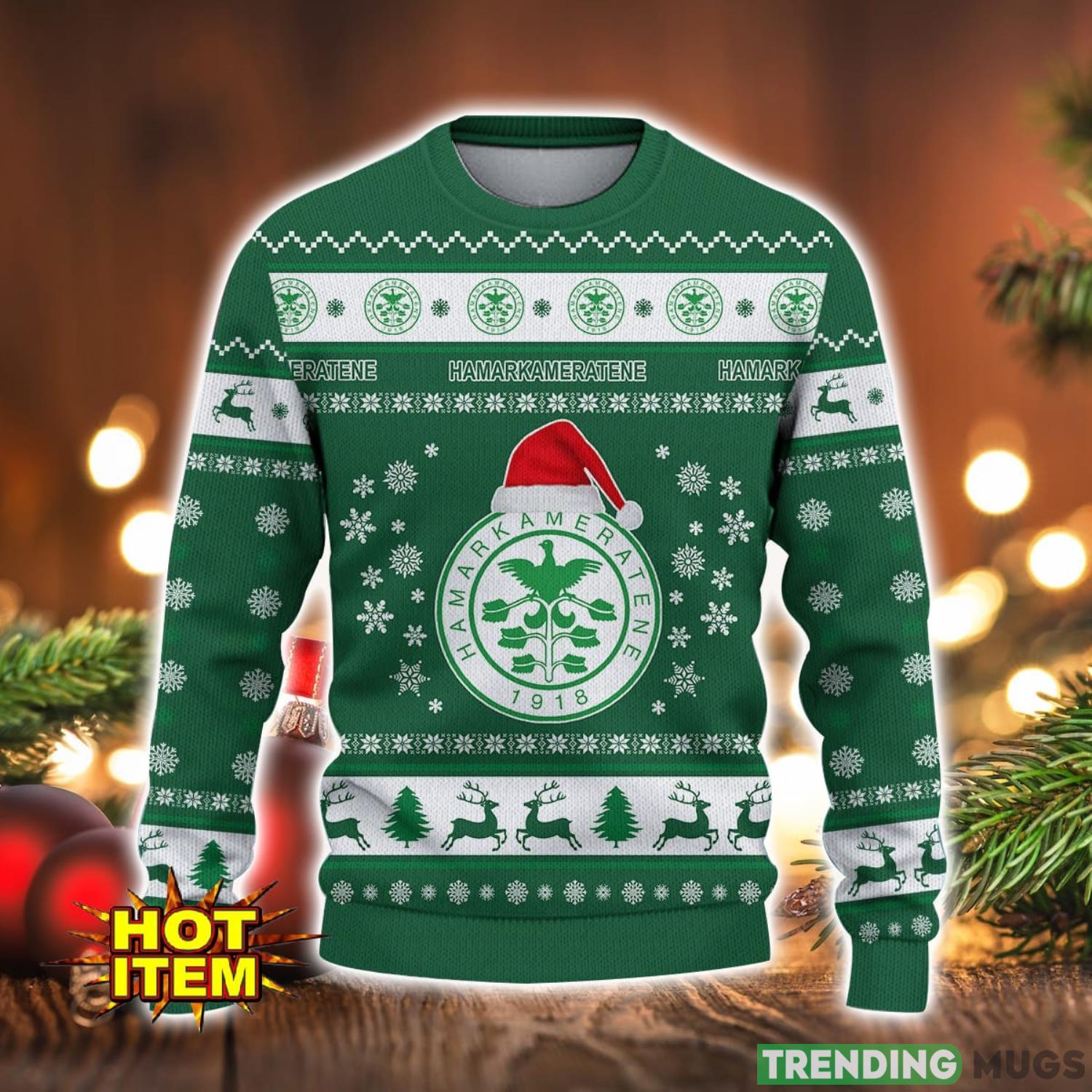 Hamarkameratene 3D Ugly Christmas Sweater For Men And Women Sport Fans 3D Sweater Hamarkameratene 3D Ugly Christmas Sweater For Men And Women Sport Fans 3D Sweater