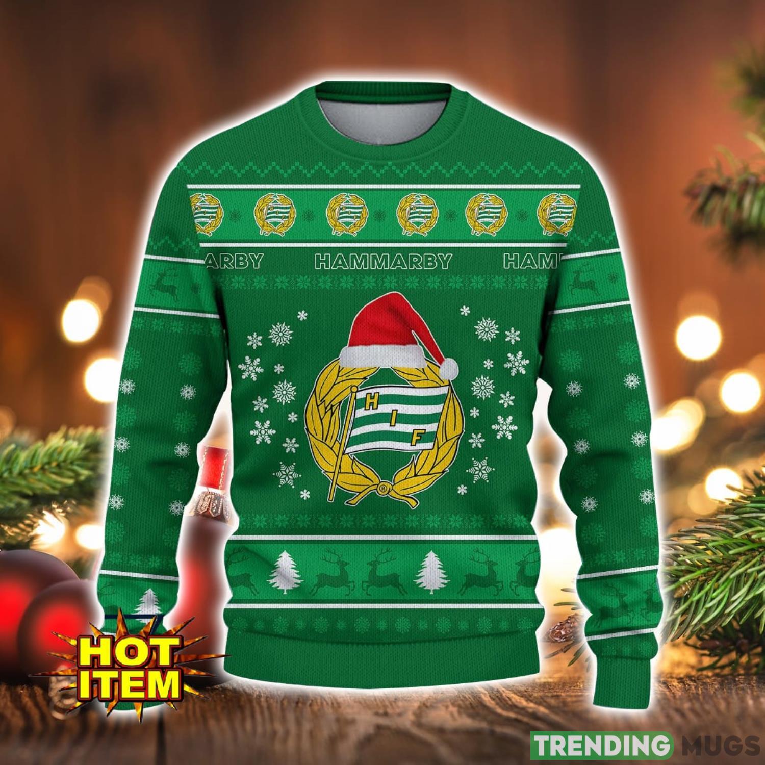 Hammarby Fotboll 3D Ugly Christmas Sweater For Men And Women Sport Fans 3D Sweater Hammarby Fotboll 3D Ugly Christmas Sweater For Men And Women Sport Fans 3D Sweater
