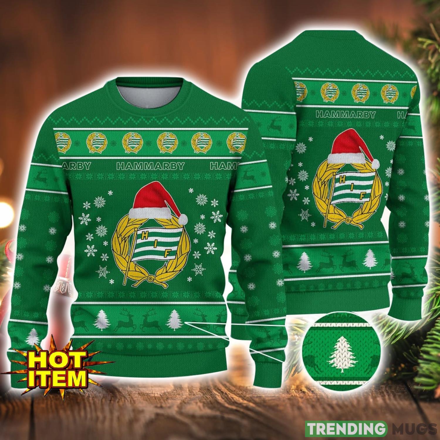 Hammarby Fotboll 3D Ugly Christmas Sweater For Men And Women Sport Fans Product Photo 1 Hammarby Fotboll 3D Ugly Christmas Sweater For Men And Women Sport Fans Product Photo 1