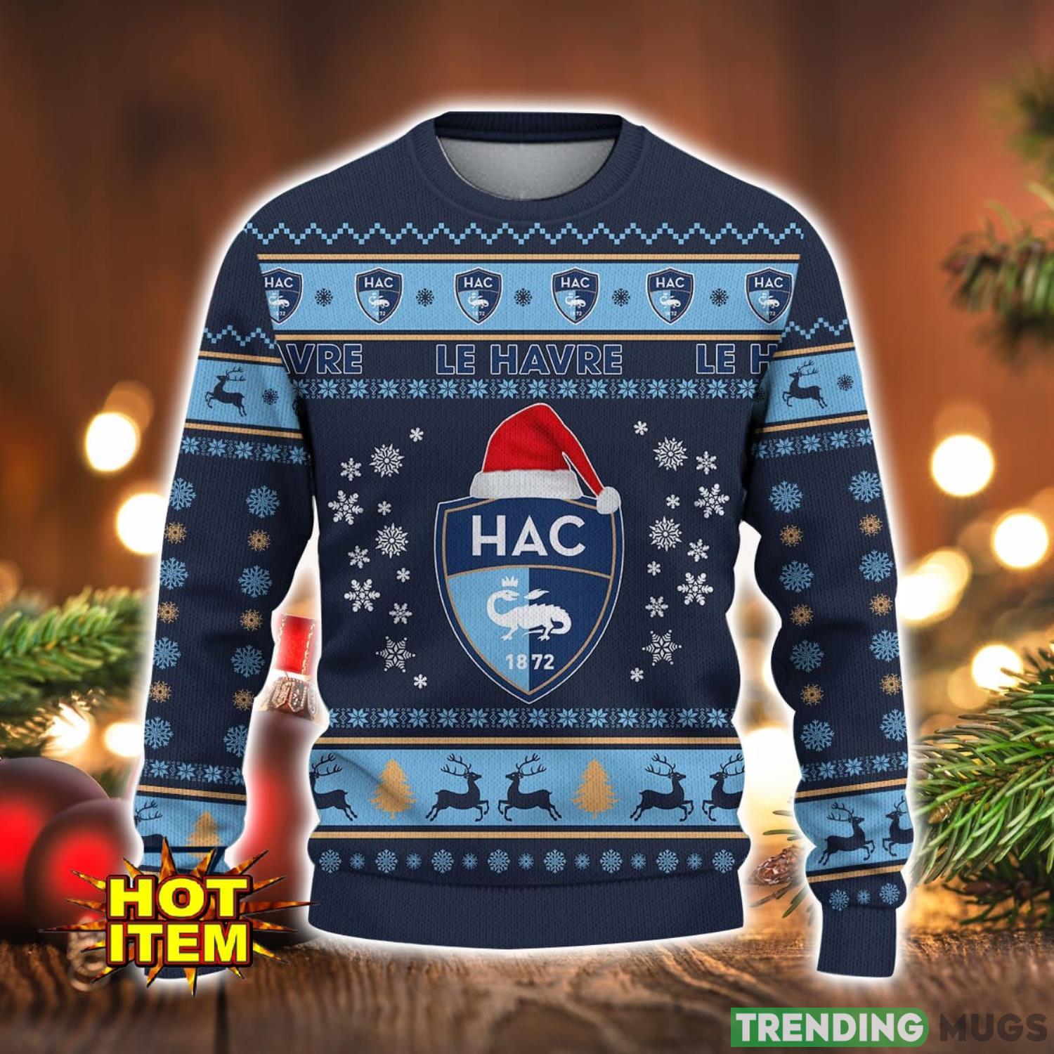 Havre Athletic Club 3D Ugly Christmas Sweater For Men And Women Sport Fans 3D Sweater Havre Athletic Club 3D Ugly Christmas Sweater For Men And Women Sport Fans 3D Sweater