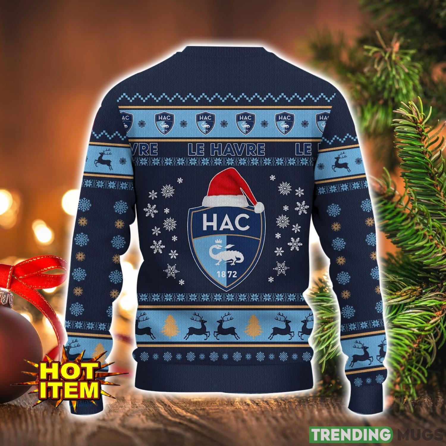 Havre Athletic Club 3D Ugly Christmas Sweater For Men And Women Sport Fans 3D Sweater Havre Athletic Club 3D Ugly Christmas Sweater For Men And Women Sport Fans 3D Sweater