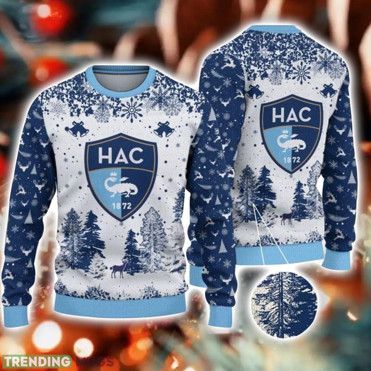 Havre Athletic Club Big Logo Pine Trees Big Fans Gift Christmas Sweater For Men And Women Product Photo 1 Havre Athletic Club Big Logo Pine Trees Big Fans Gift Christmas Sweater For Men And Women Product Photo 1