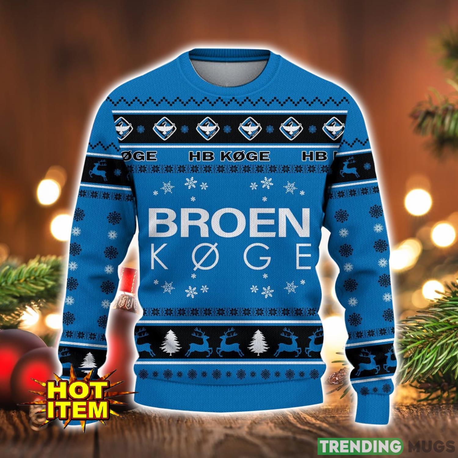 HB Koge 3D Ugly Christmas Sweater For Men And Women Sport Fans 3D Sweater HB Koge 3D Ugly Christmas Sweater For Men And Women Sport Fans 3D Sweater