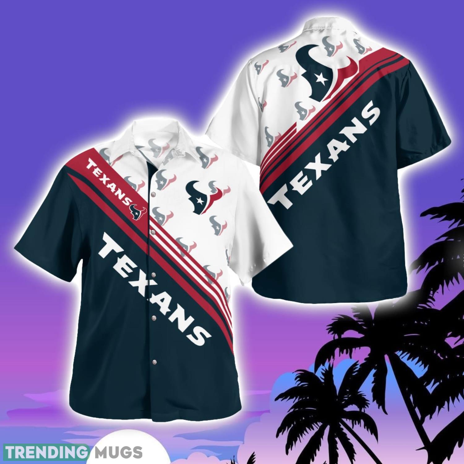Houston Texans Logo Printed Aloha Hawaiian Shirt Special Gift For Fans Product Photo 1 Houston Texans Logo Printed Aloha Hawaiian Shirt Special Gift For Fans Product Photo 1