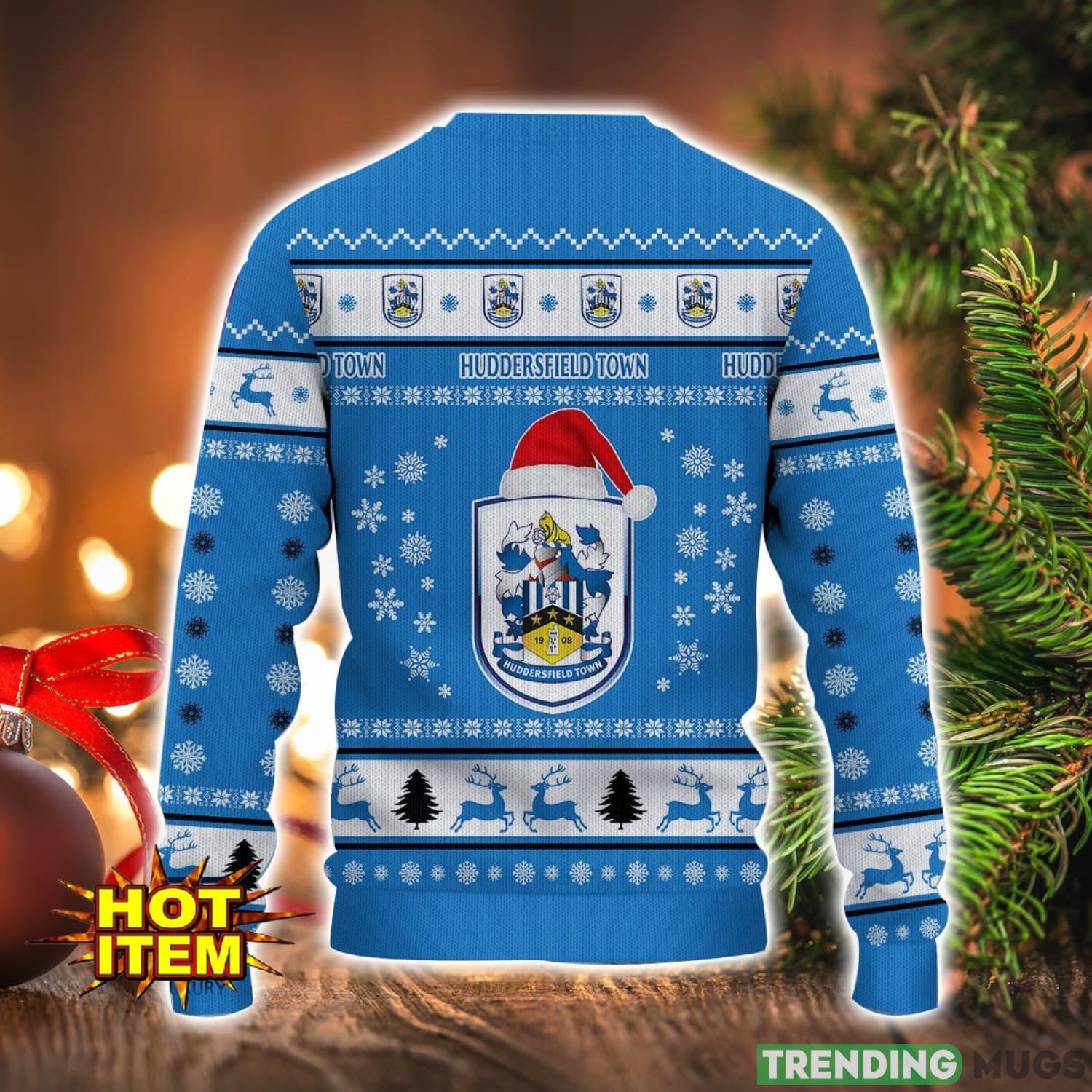 Huddersfield Town A.F.C 3D Ugly Christmas Sweater For Men And Women Sport Fans 3D Sweater Huddersfield Town A.F.C 3D Ugly Christmas Sweater For Men And Women Sport Fans 3D Sweater