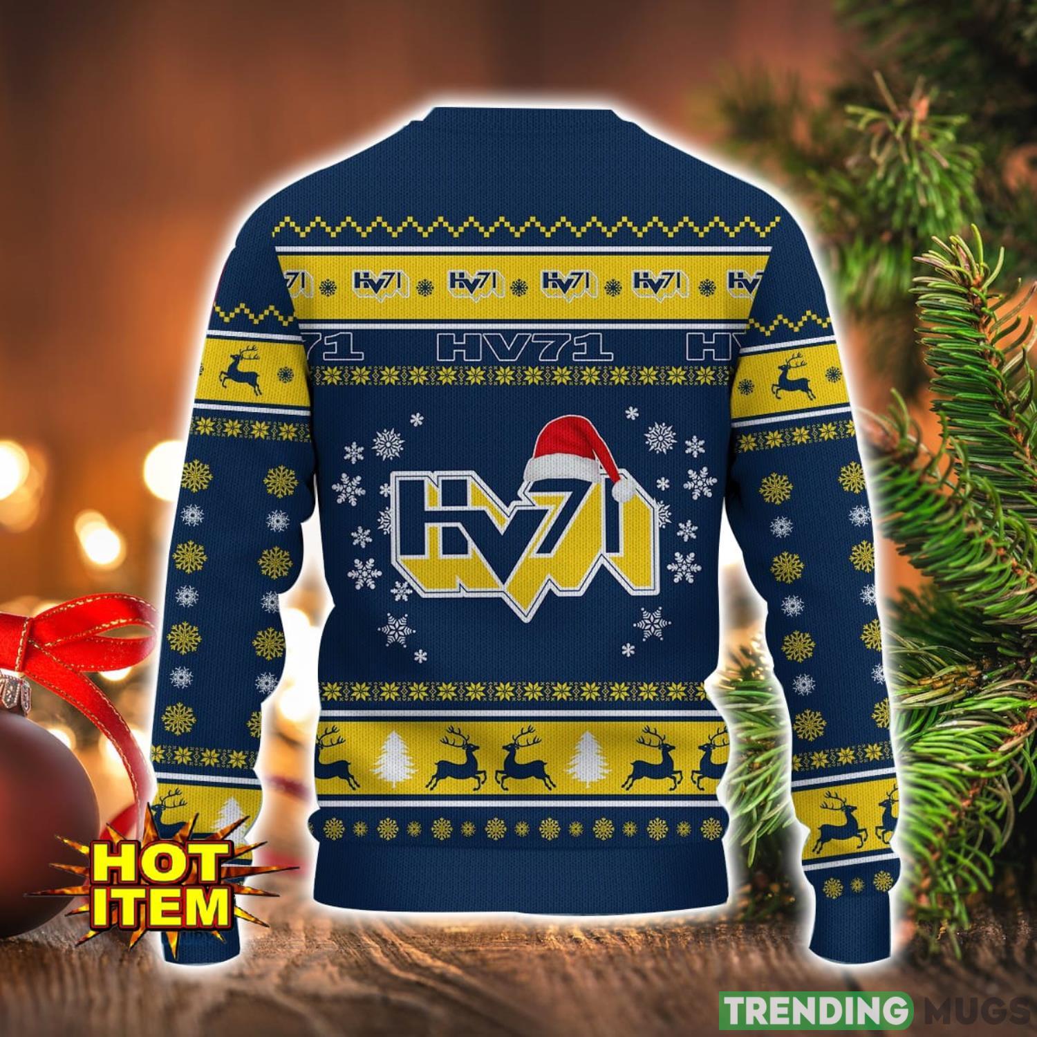 HV71 3D Ugly Christmas Sweater For Men And Women Sport Fans 3D Sweater HV71 3D Ugly Christmas Sweater For Men And Women Sport Fans 3D Sweater