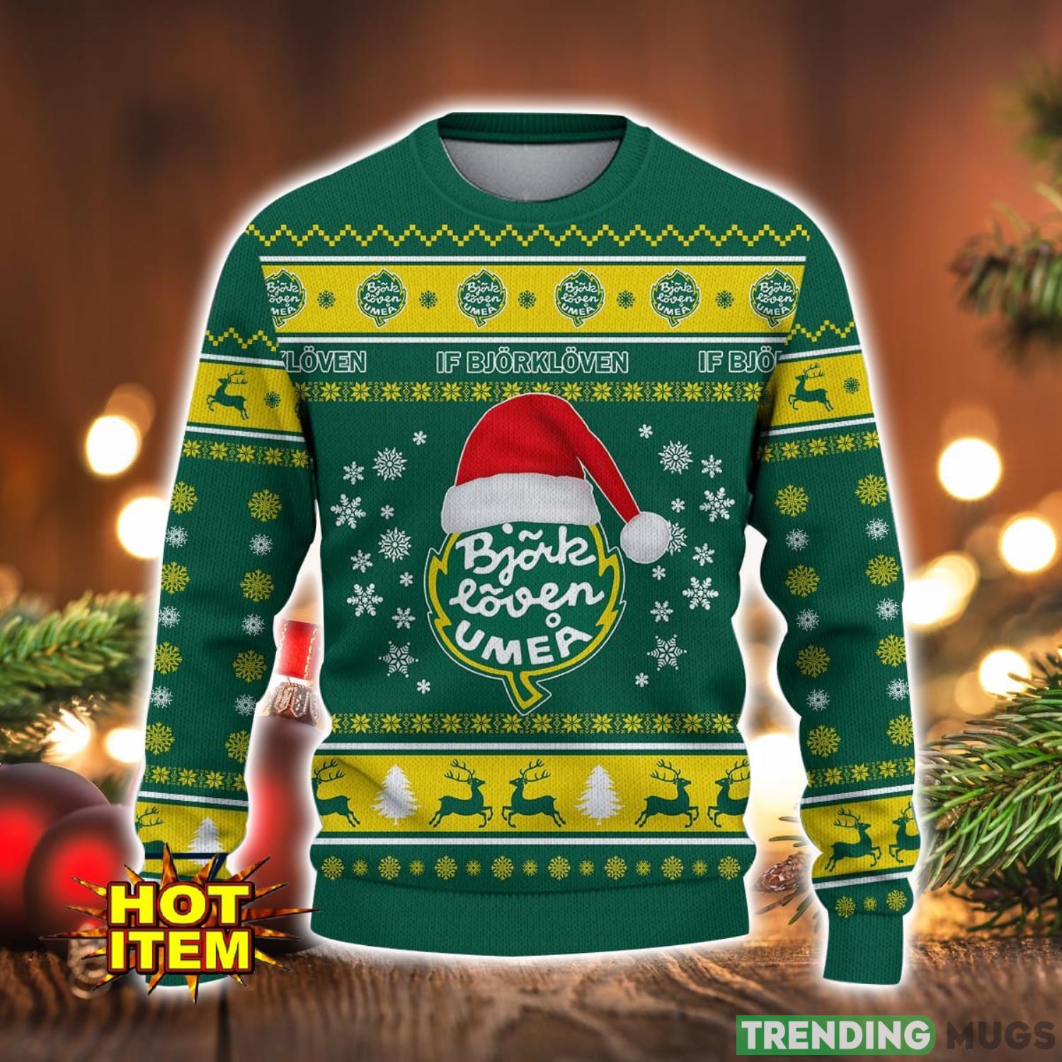 IF Björklöven 3D Ugly Christmas Sweater For Men And Women Sport Fans 3D Sweater IF Björklöven 3D Ugly Christmas Sweater For Men And Women Sport Fans 3D Sweater