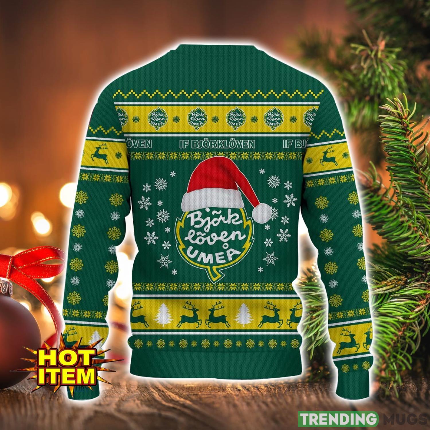 IF Björklöven 3D Ugly Christmas Sweater For Men And Women Sport Fans 3D Sweater IF Björklöven 3D Ugly Christmas Sweater For Men And Women Sport Fans 3D Sweater