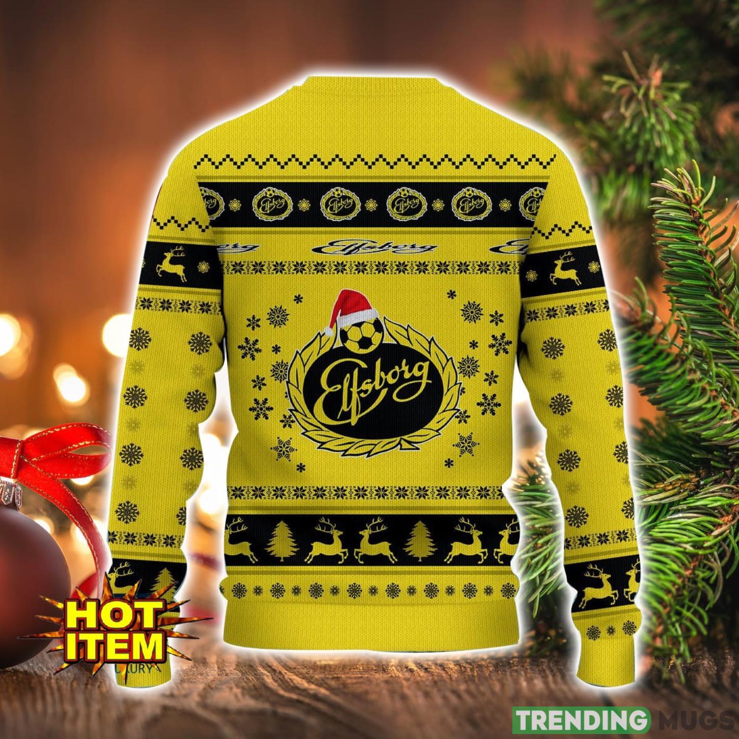 IF Elfsborg 3D Ugly Christmas Sweater For Men And Women Sport Fans 3D Sweater IF Elfsborg 3D Ugly Christmas Sweater For Men And Women Sport Fans 3D Sweater