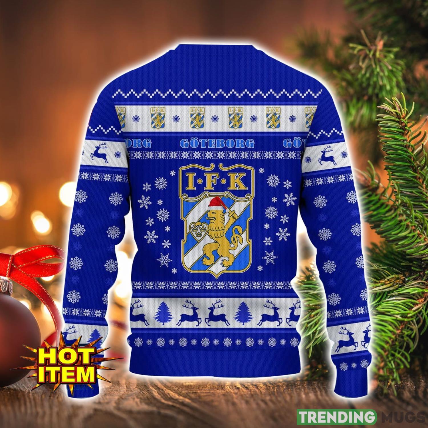 IFK Göteborg 3D Ugly Christmas Sweater For Men And Women Sport Fans 3D Sweater IFK Göteborg 3D Ugly Christmas Sweater For Men And Women Sport Fans 3D Sweater