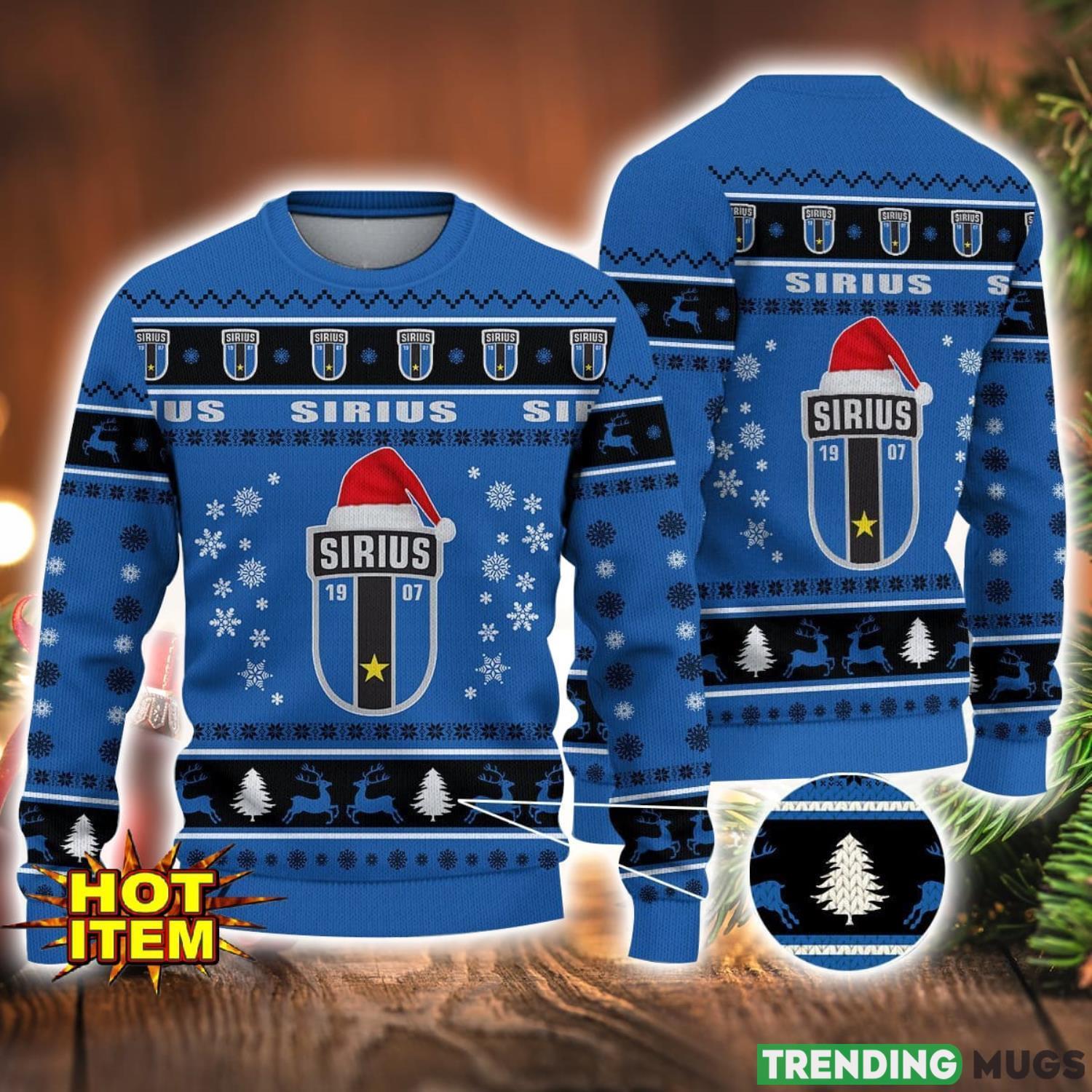 IK Sirius Fotboll 3D Ugly Christmas Sweater For Men And Women Sport Fans Product Photo 1 IK Sirius Fotboll 3D Ugly Christmas Sweater For Men And Women Sport Fans Product Photo 1