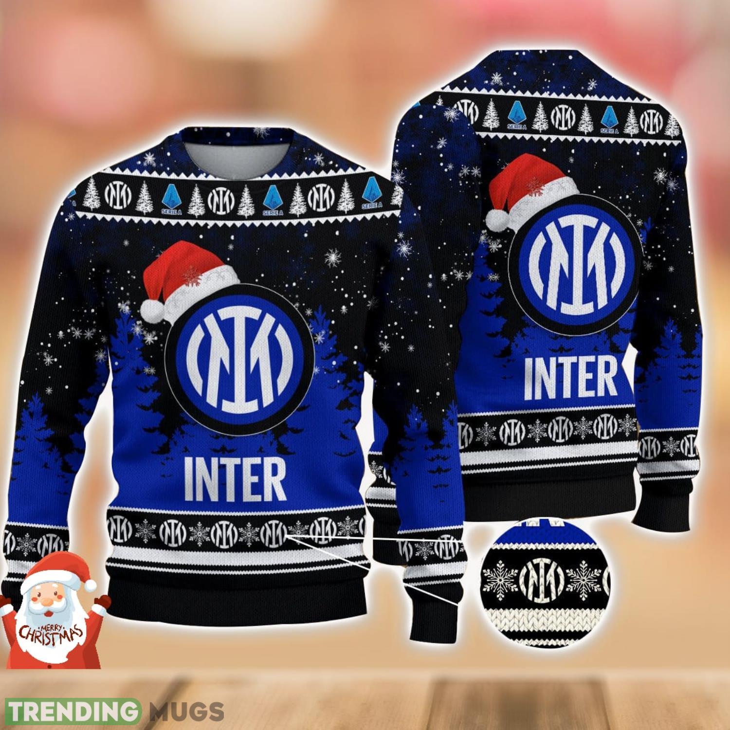 Inter Ugly Christmas Sweater Holiday Gift Ideas For Men And Women Product Photo 1 Inter Ugly Christmas Sweater Holiday Gift Ideas For Men And Women Product Photo 1