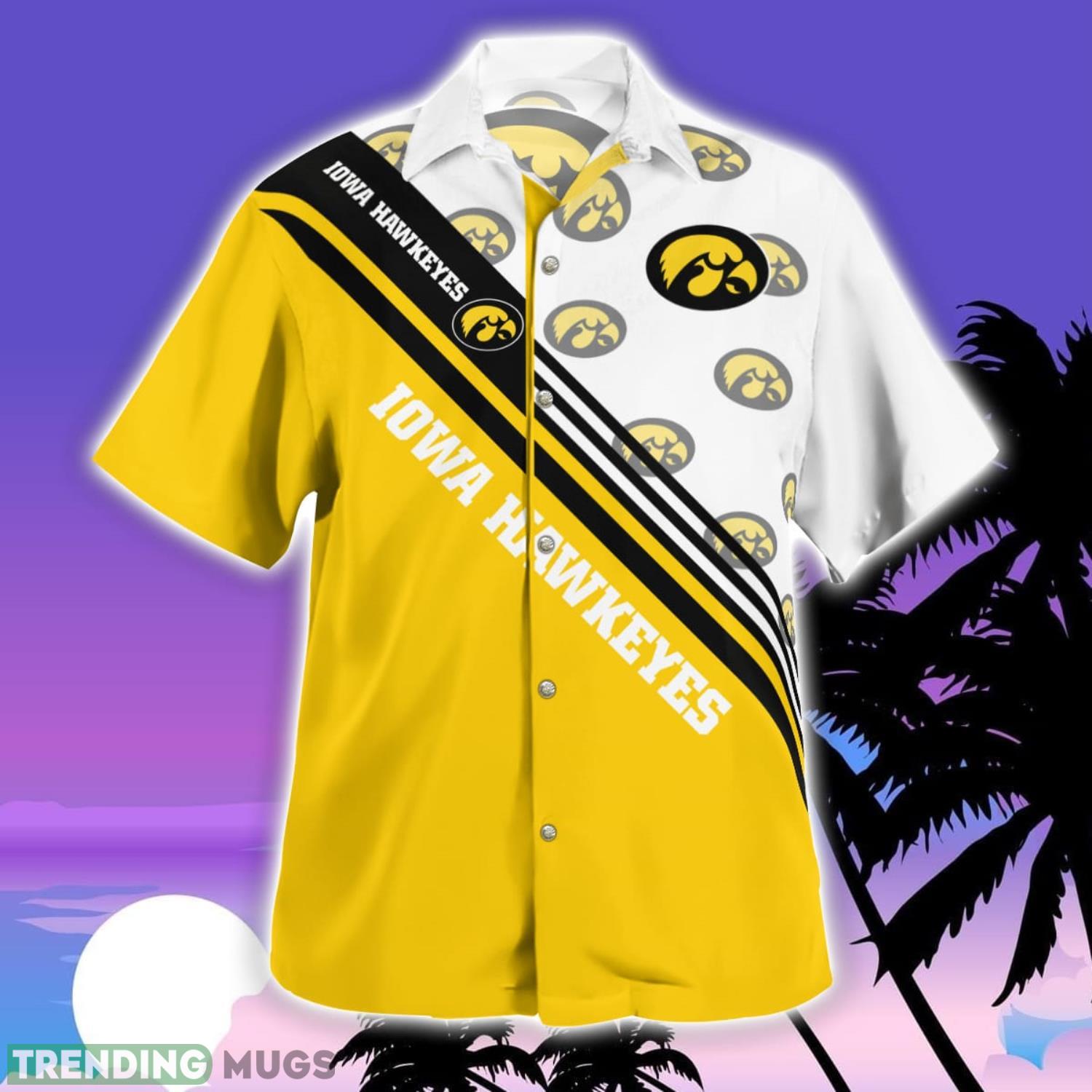 Iowa Hawkeyes Logo Printed Aloha Hawaiian Shirt Special Gift For Fans Hawaiian Shirt Iowa Hawkeyes Logo Printed Aloha Hawaiian Shirt Special Gift For Fans Hawaiian Shirt